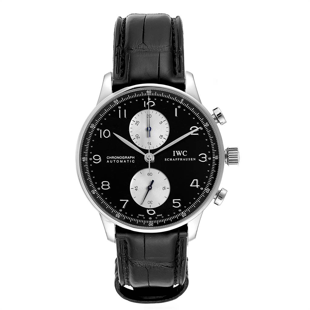 IWC Portuguese Chronograph Automatic Steel Mens Watch IW371404