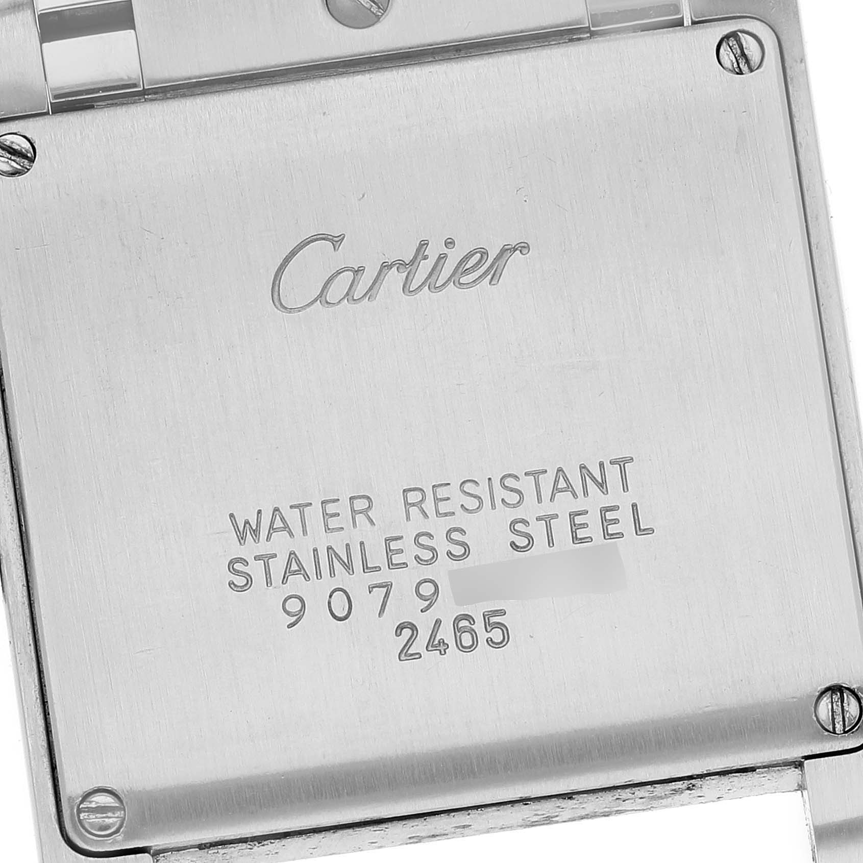 Cartier Tank Francaise Midsize 25mm Silver Dial Ladies Watch W51011Q3