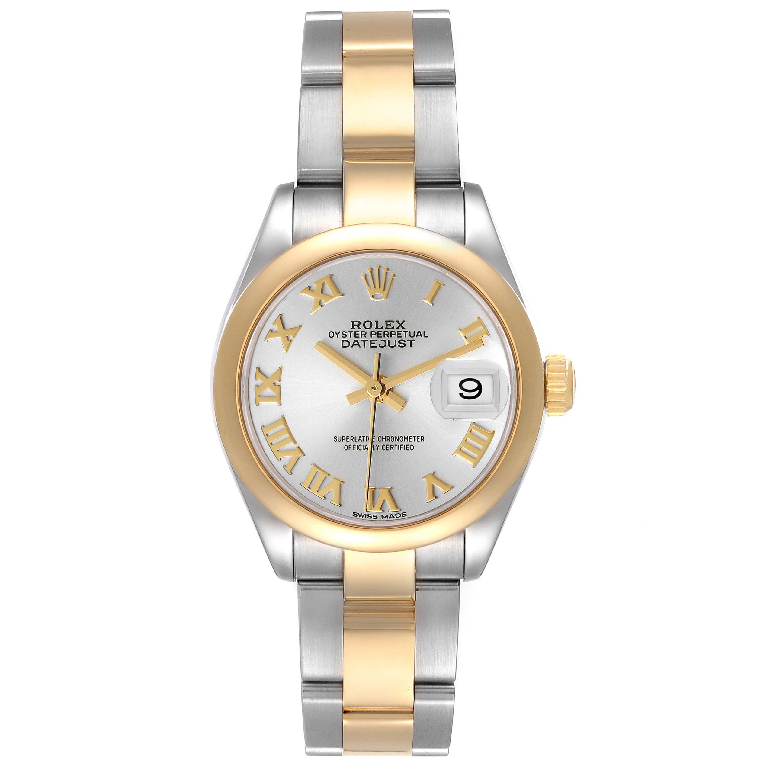 Rolex Datejust Steel Yellow Gold Champagne Dial Ladies Watch 279163
