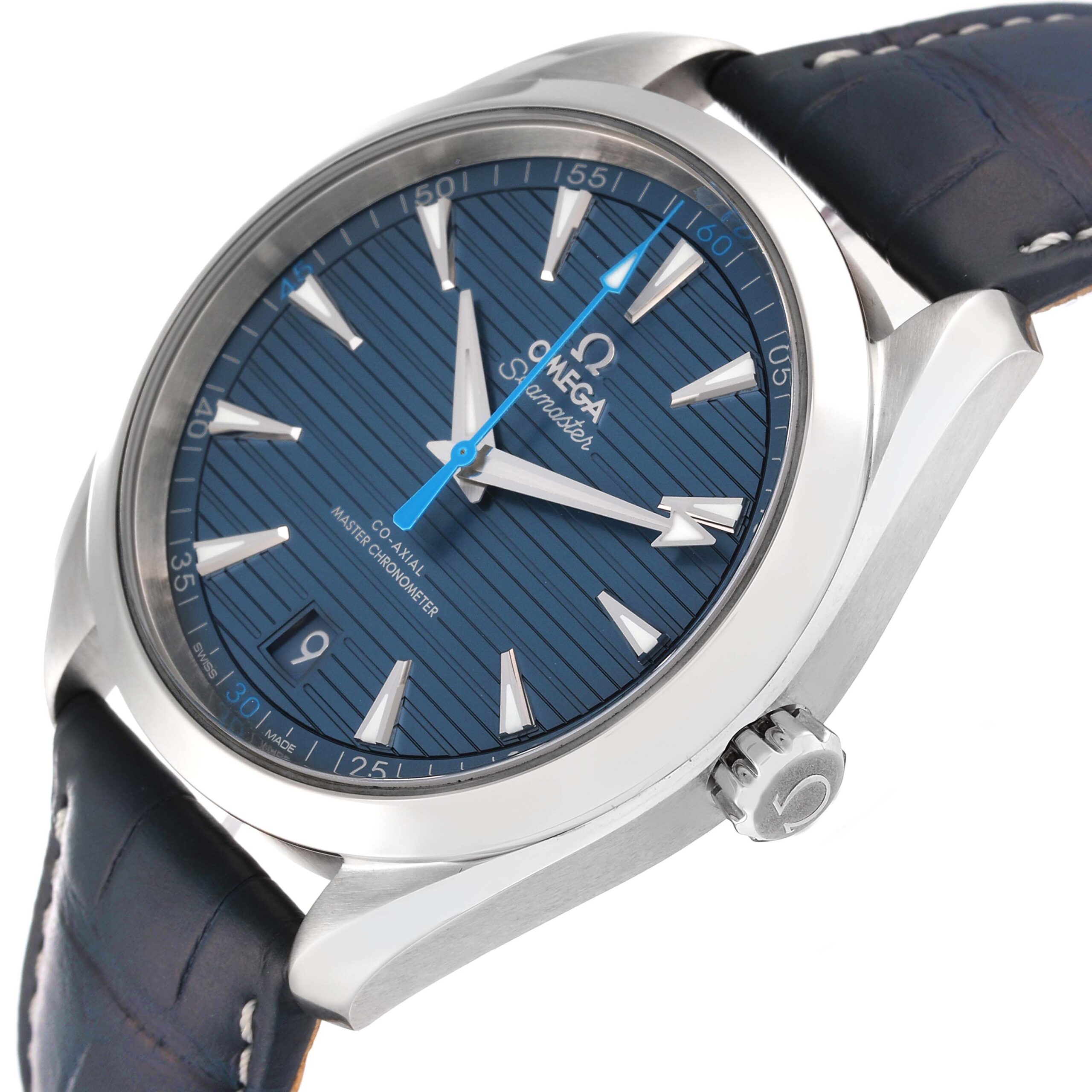 Omega Seamaster Aqua Terra Blue Dial Mens Watch 220.13.41.21.03.002 Unworn