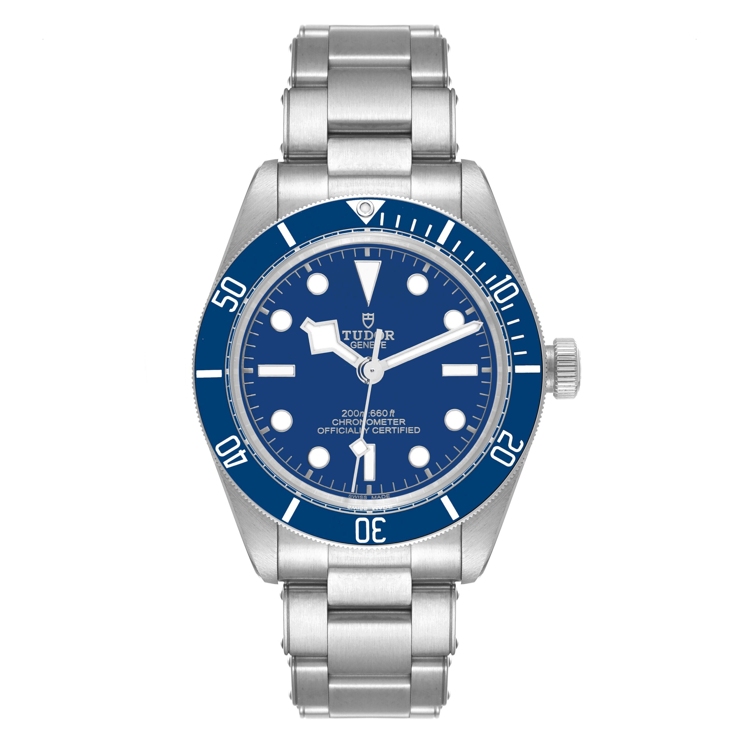 Tudor Black Bay Fifty Eight Blue Dial Bezel Steel Mens Watch 79030