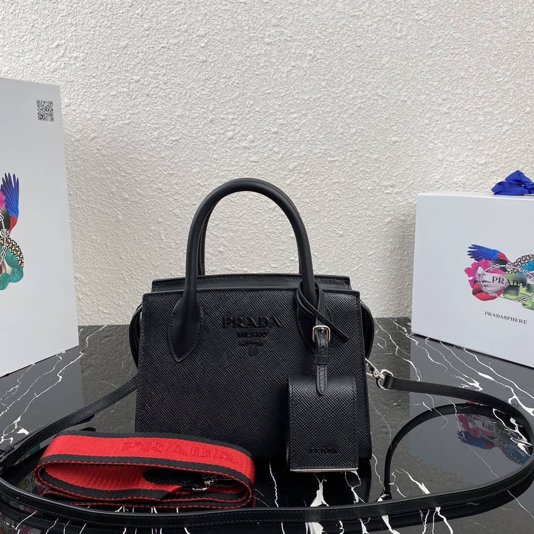 Prada Saffiano Leather Monochrome Replica Bag