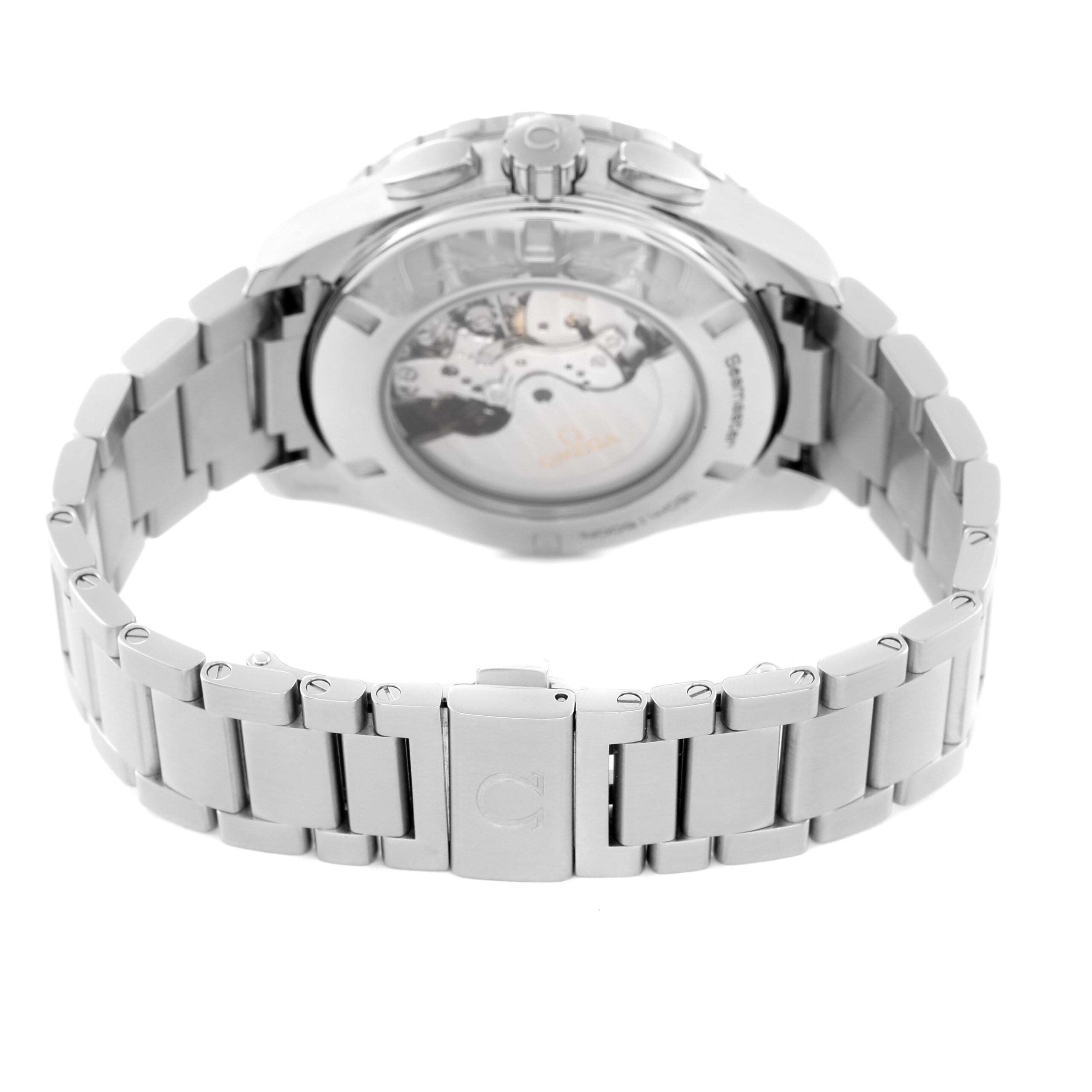 Omega Aqua Terra GMT Chronograph Steel Mens Watch 231.10.44.52.04.001 Box Card