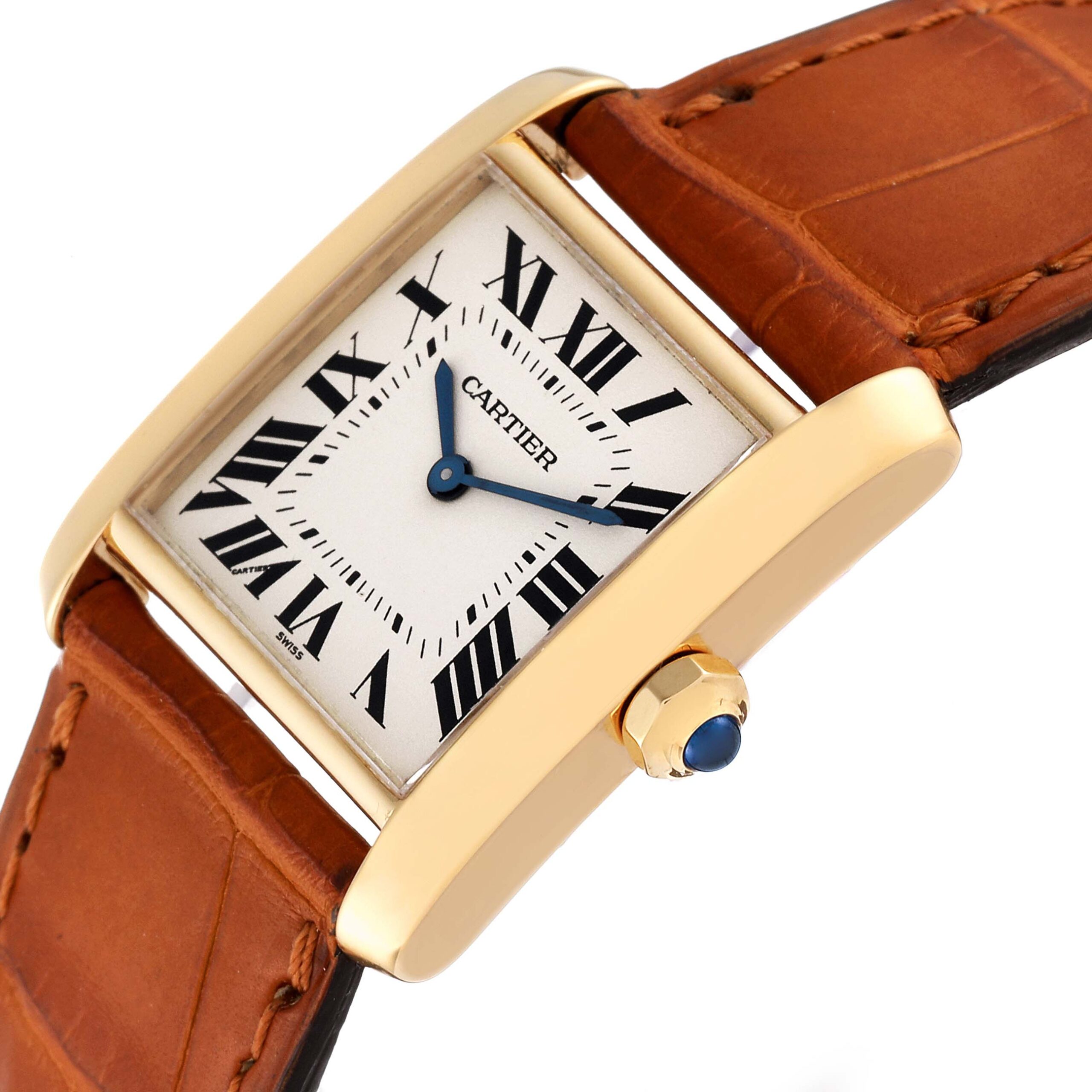 Cartier Tank Francaise Midsize Yellow Gold Ladies Watch W5000356