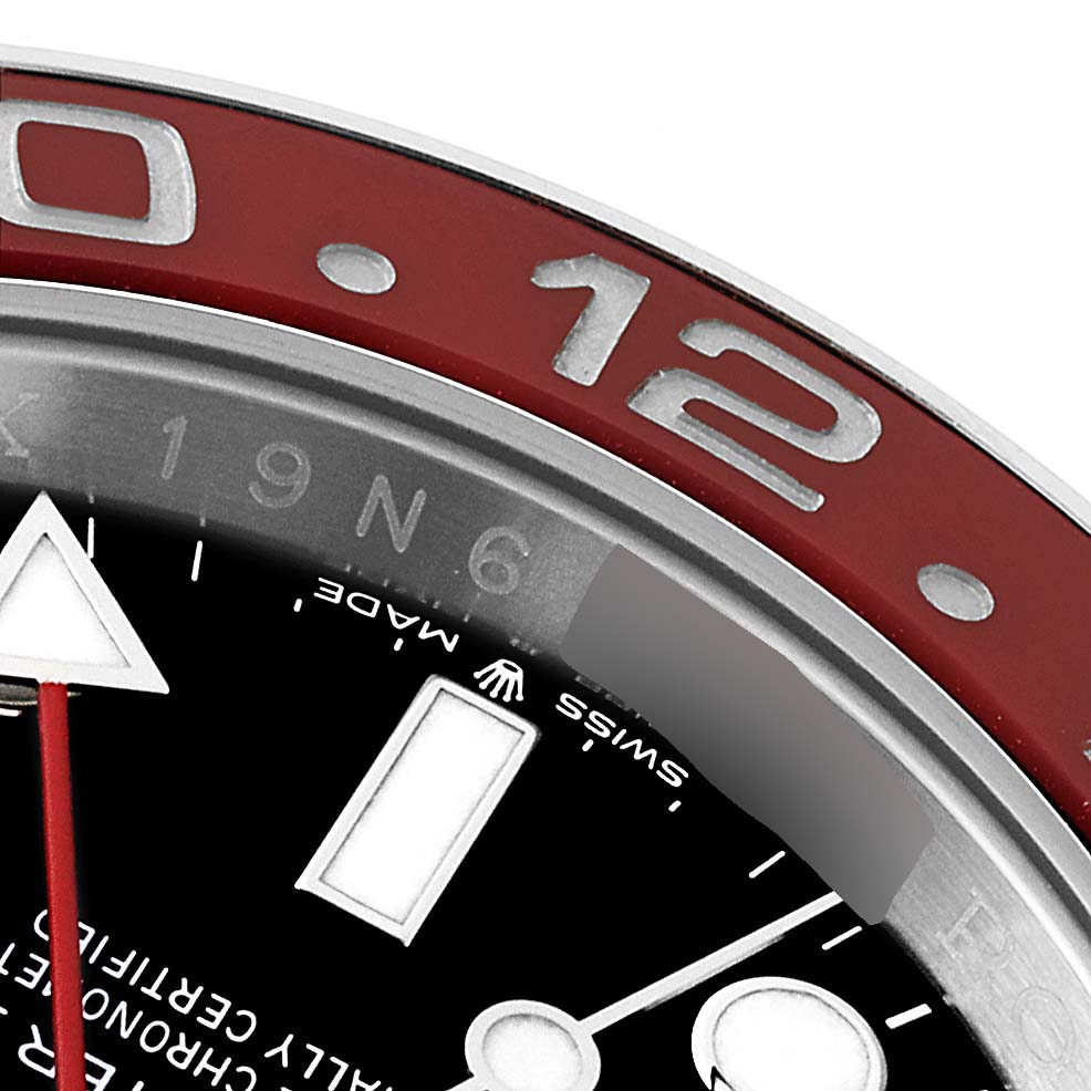 Rolex GMT Master II Pepsi Bezel Oyster Steel Mens Watch 126710 Unworn