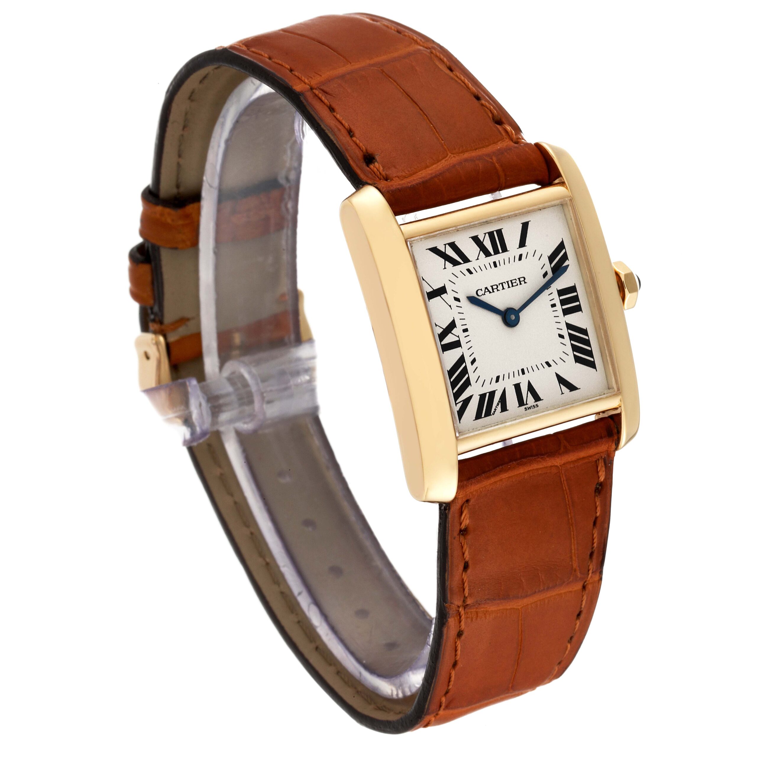 Cartier Tank Francaise Midsize Yellow Gold Ladies Watch W5000356