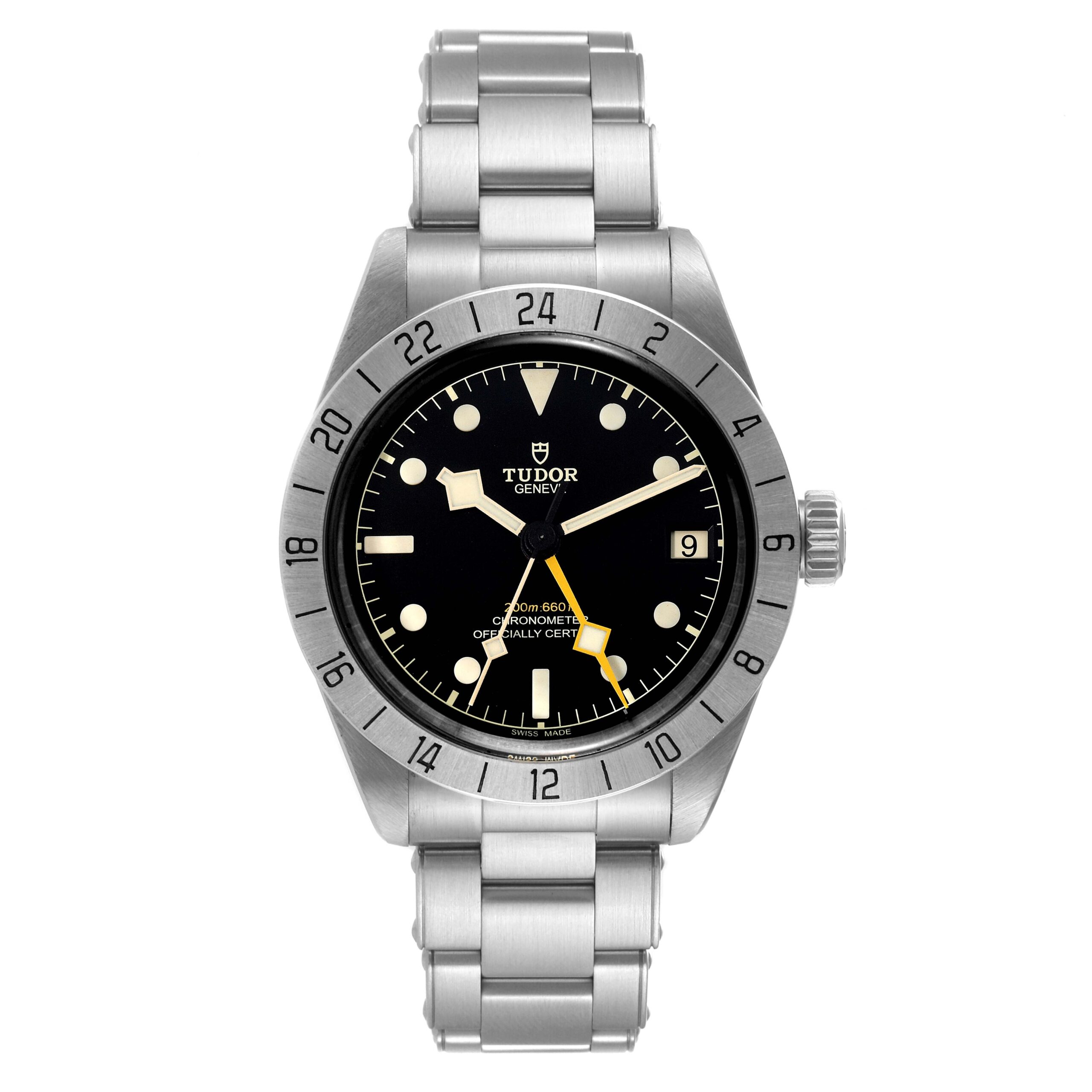 Tudor Black Bay Pro GMT Stainless Steel Mens Watch M79470