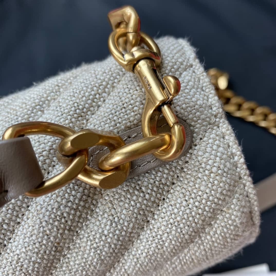 YSL Dupes Bags Saint Laurent YSL Quilted Monogram College Shoulder Bag