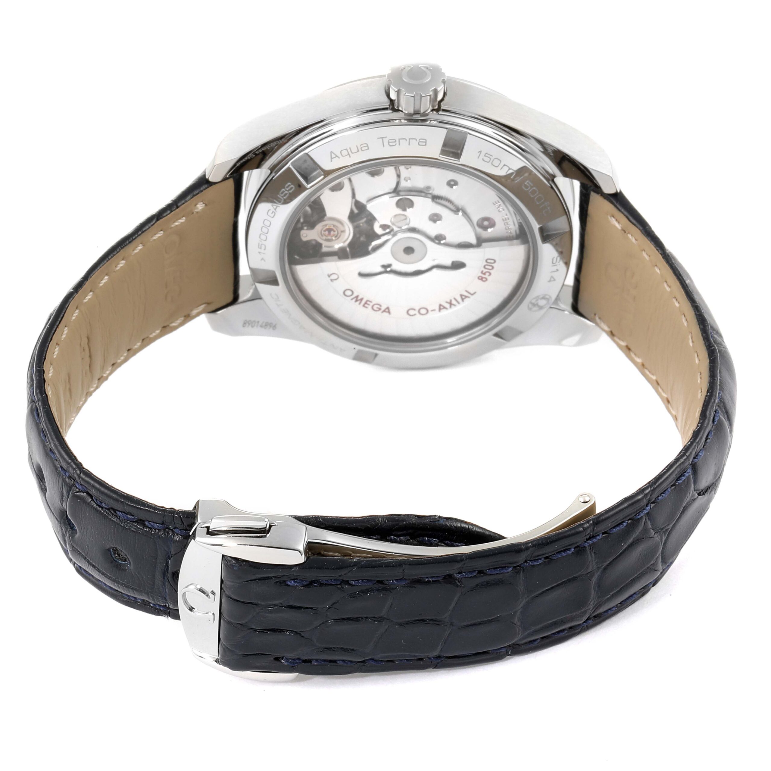 Omega Seamaster Aqua Terra Blue Dial Steel Mens Watch 231.13.39.21.03.001 Box Card