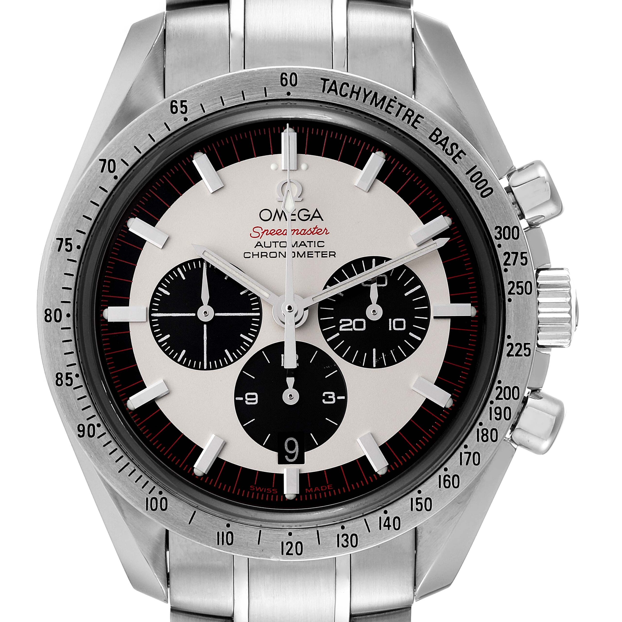 Omega Speedmaster Schumacher Limited Edition Steel Watch 3559.32.00 Box Card
