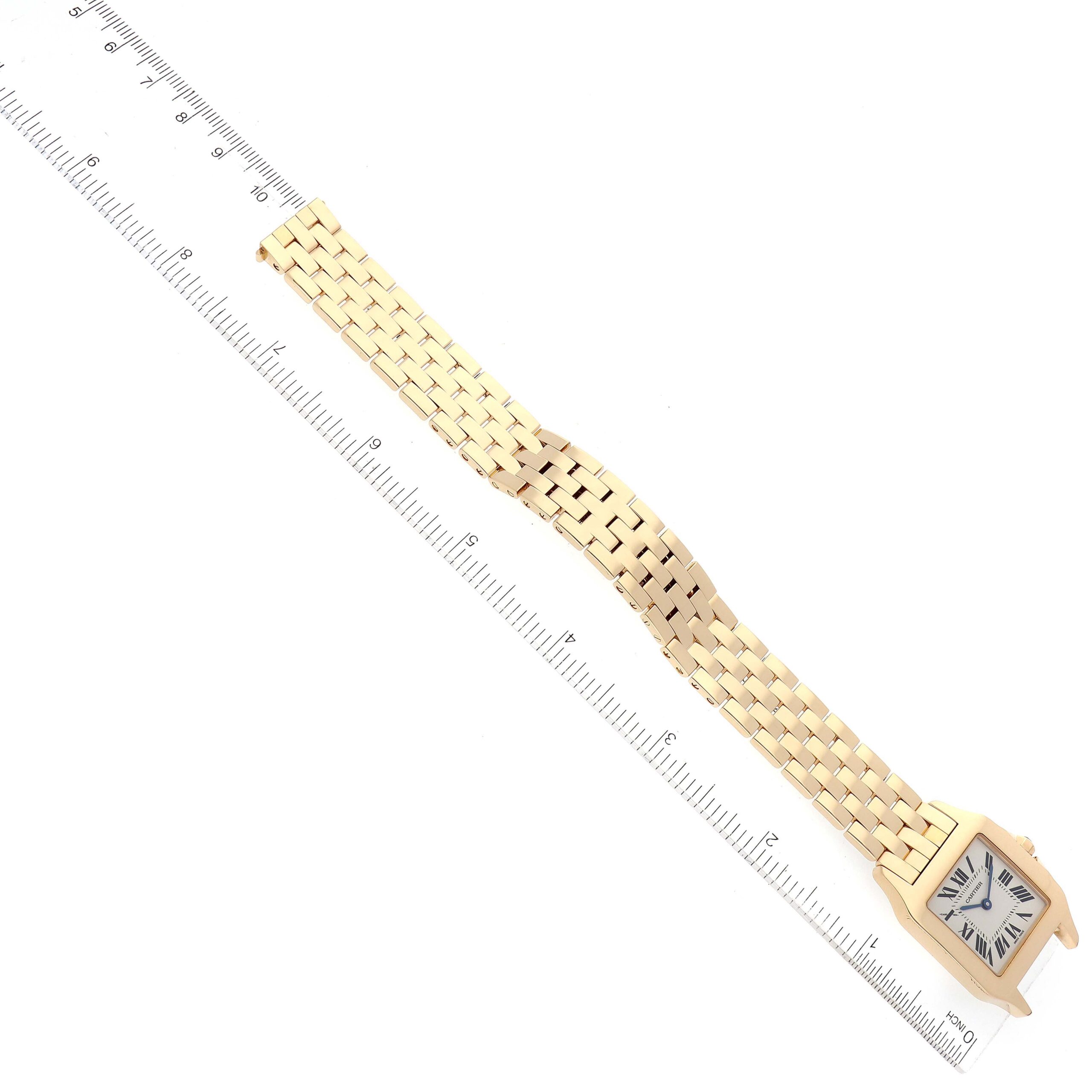Cartier Santos Demoiselle Midsize Yellow Gold Ladies Watch W25062X9