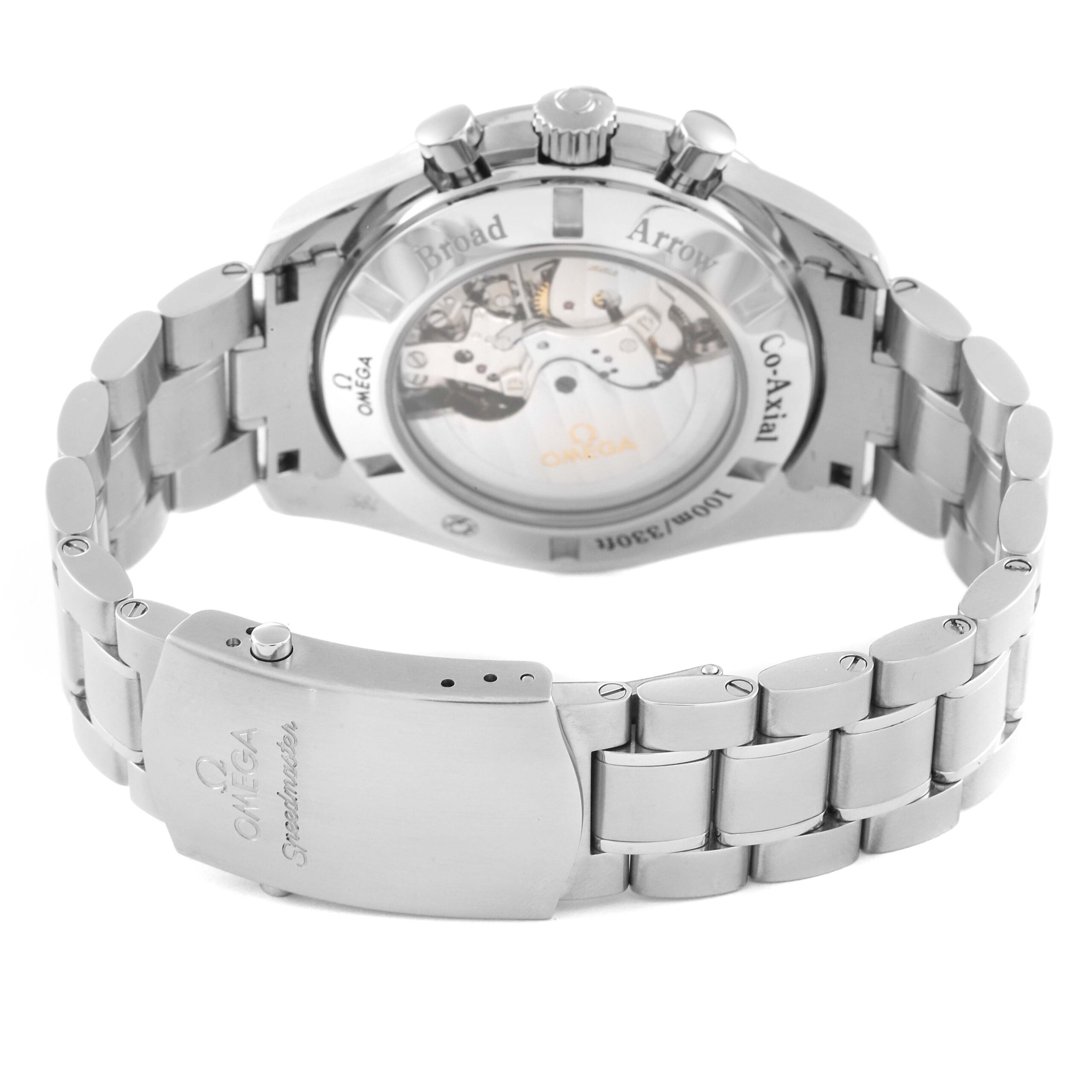 Omega Speedmaster Broad Arrow Black Dial Mens Watch 321.10.44.50.01.001 Box Card