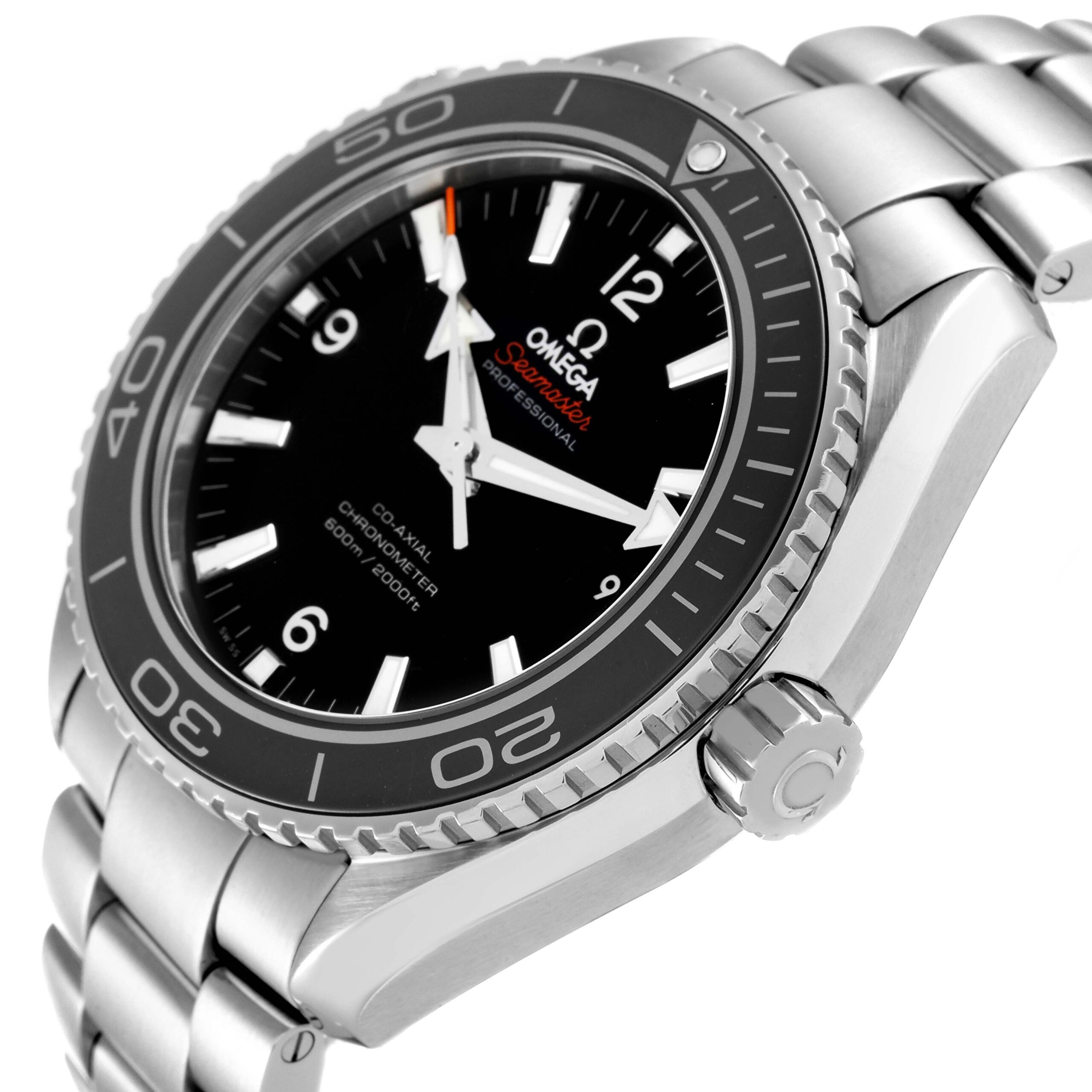 Omega Seamaster Planet Ocean 600M Steel Mens Watch 232.30.46.21.01.001 Box Card