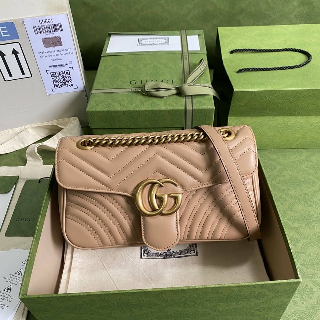 Gucci GG Marmont Small Matelassé Leather 443497 Replica Crossbody Bag