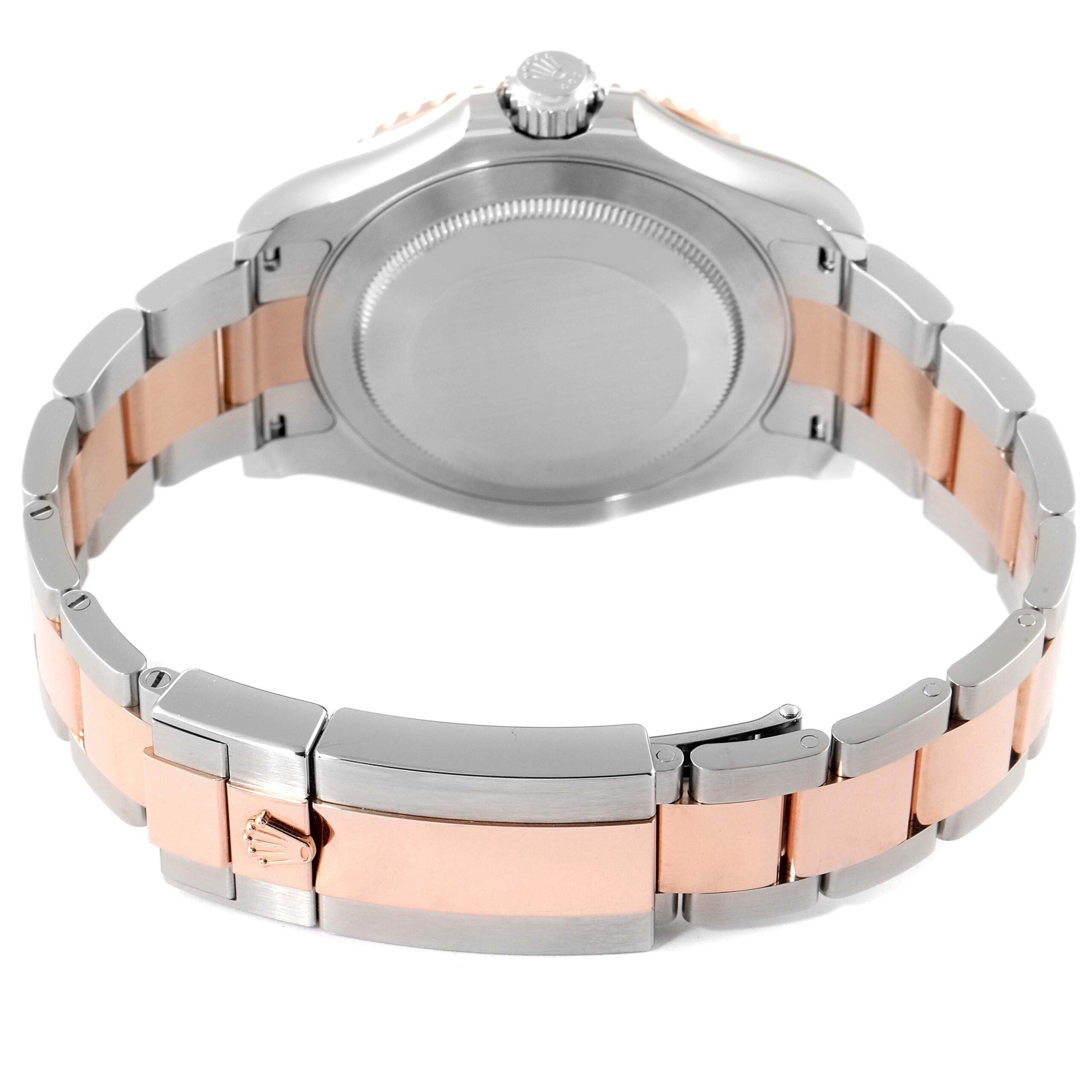 Rolex Yachtmaster Rose Gold Steel Black Dial Mens Watch 126621 Unworn