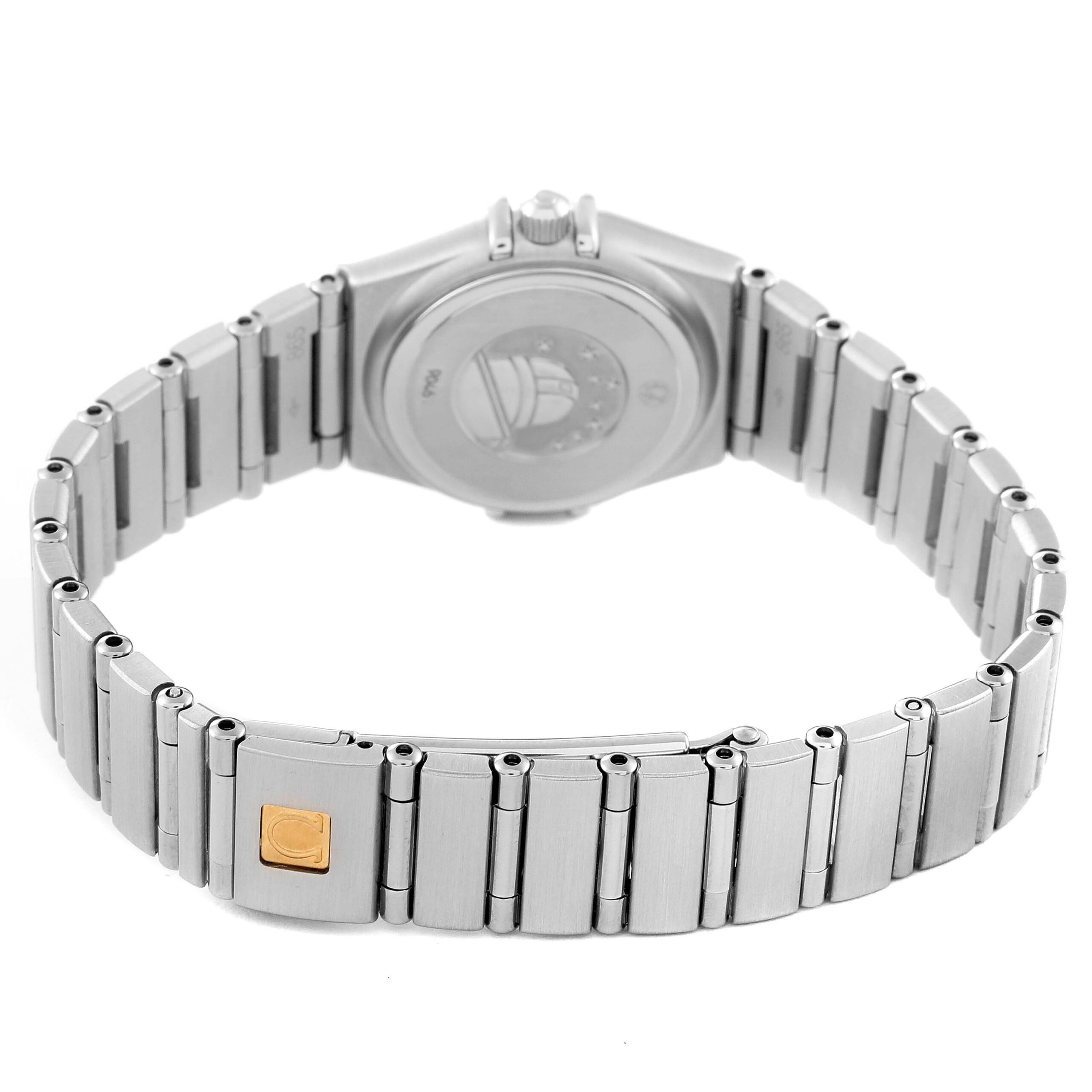 Omega Constellation Iris Steel Multi Stone Ladies Watch 1460.79.00