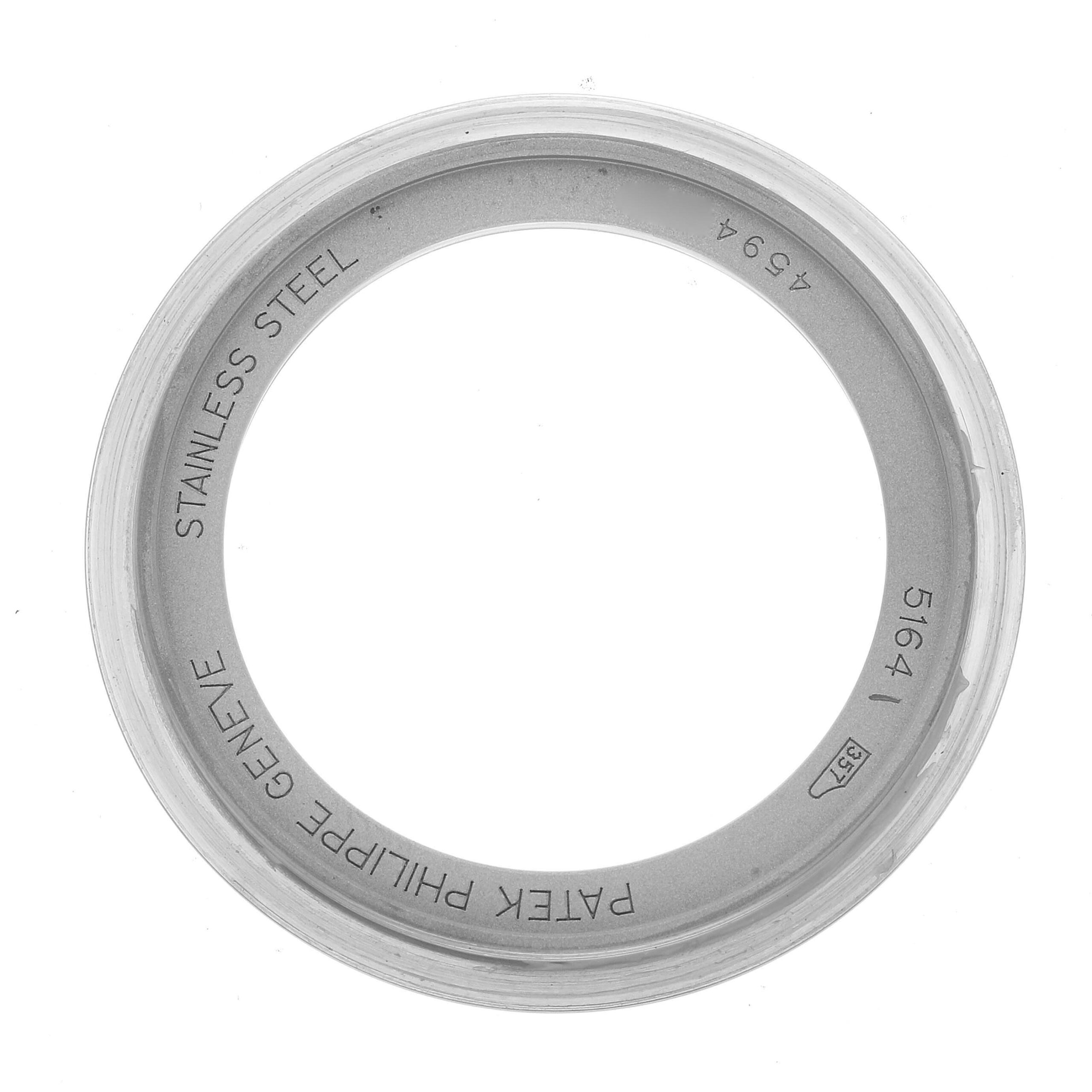 Patek Philippe Aquanaut Travel Time Steel Mens Watch 5164A Box Papers