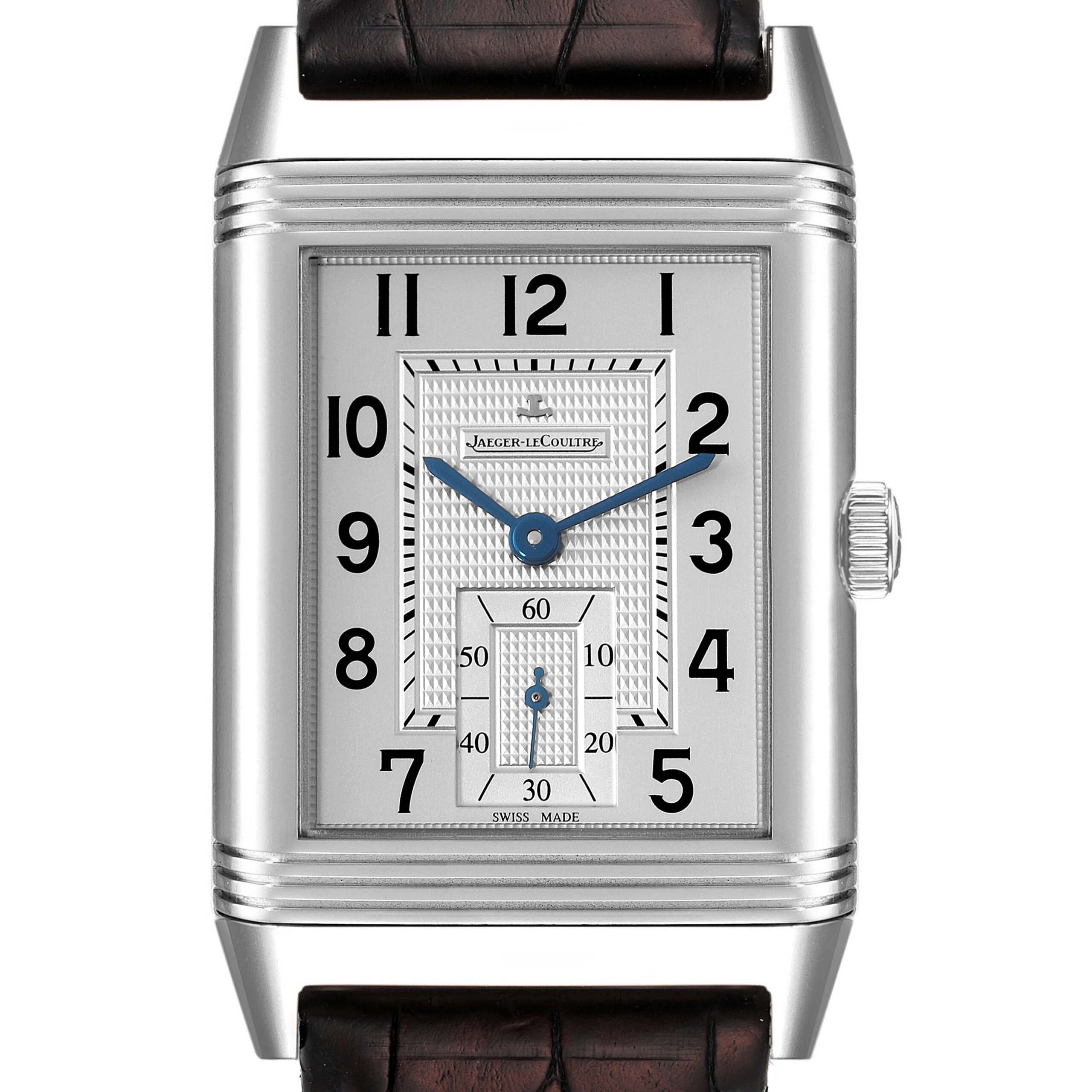 Jaeger LeCoultre Reverso Grande Steel Mens Watch 273.8.04 Q3738420