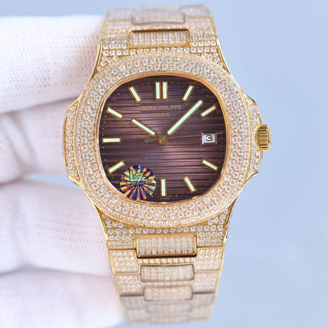 Patek Philippe Gypsophila full diamond Nautilus series 5719/1G-002