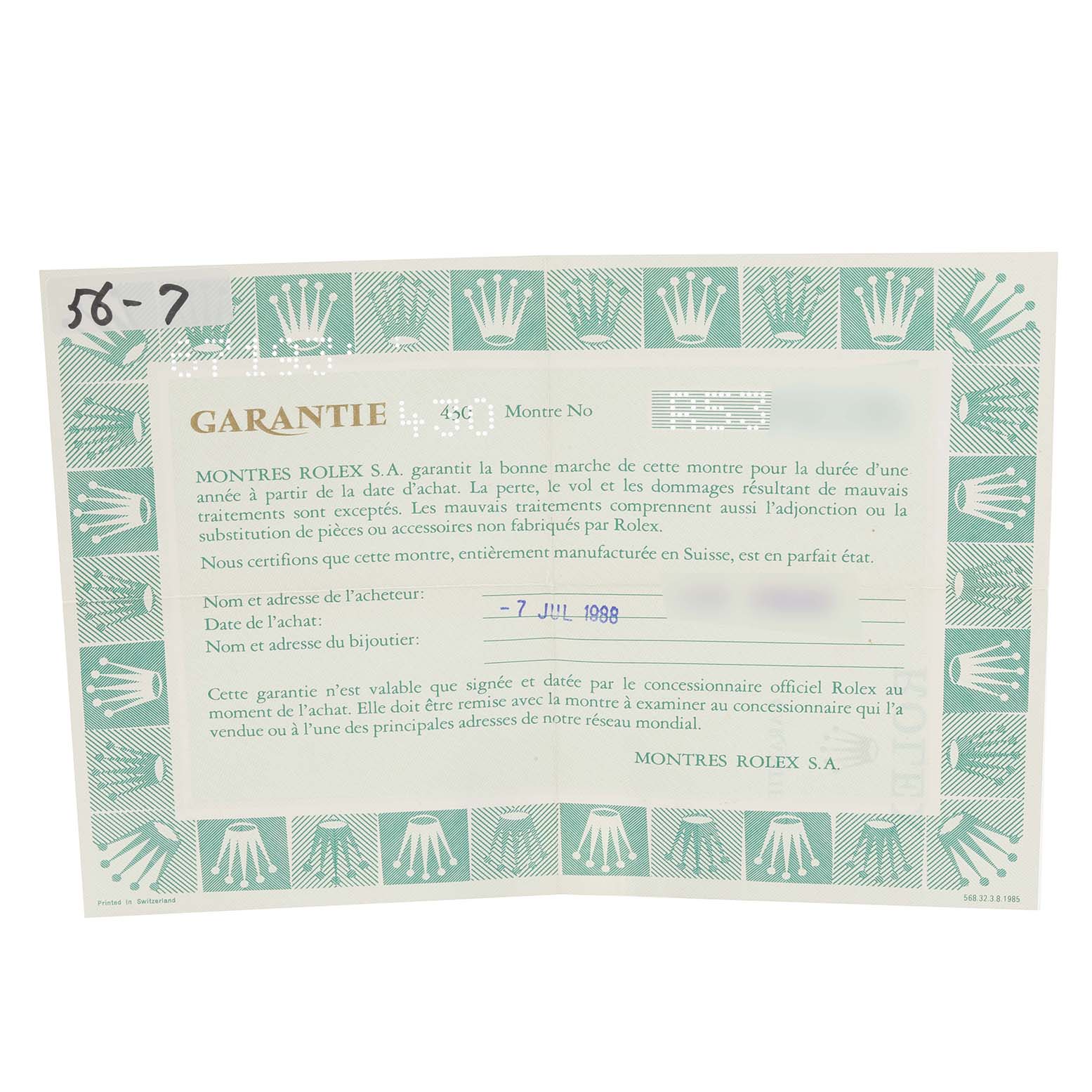 Rolex Oyster Perpetual Steel Yellow Gold Ladies Watch 67193 Box Papers