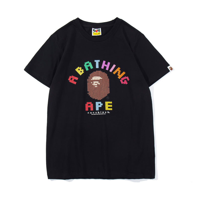 Bape x Nanoblock T Shirt Bape Pixel Cotton Tee 1319