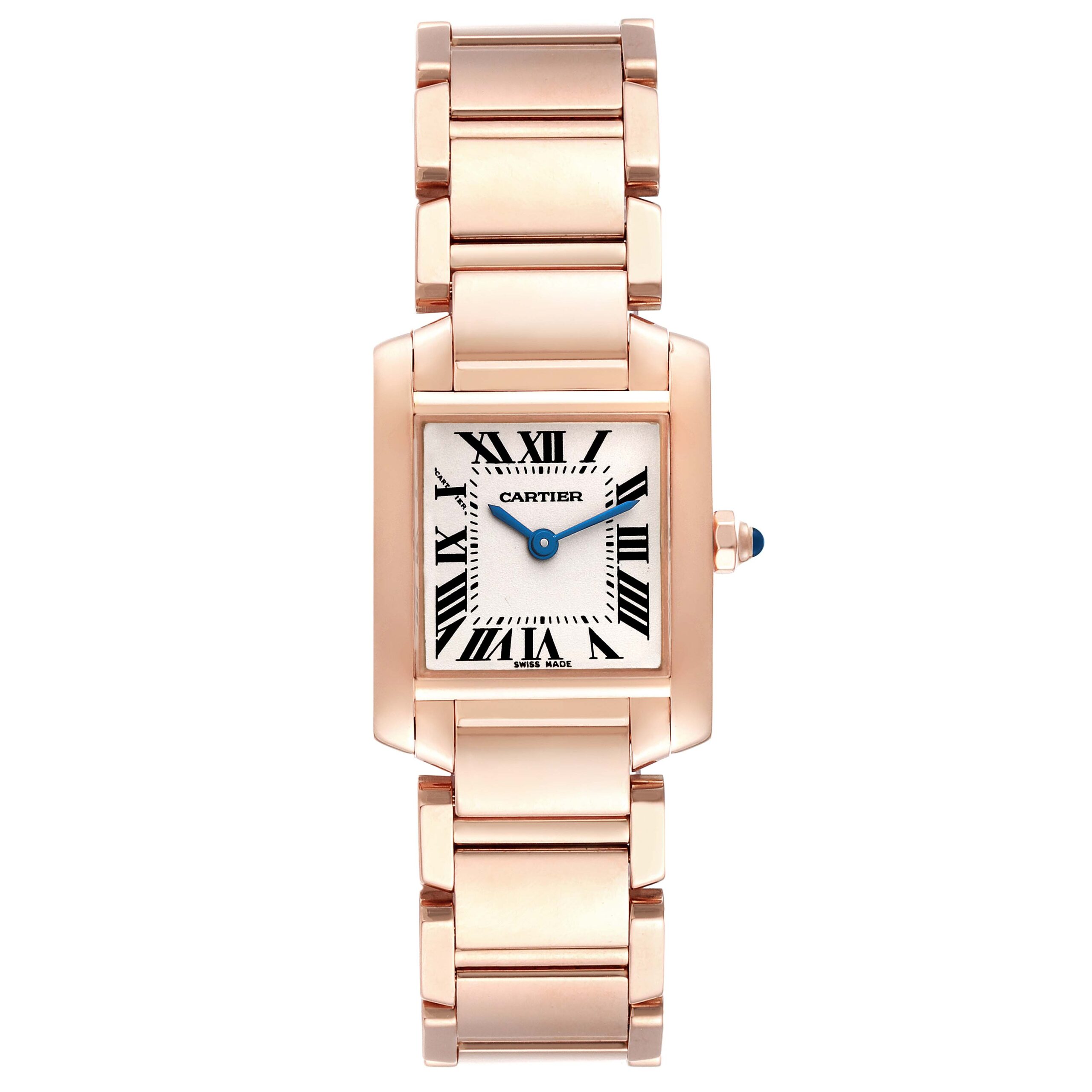 Cartier Tank Francaise 18k Rose Gold Quartz Ladies Watch W500264H