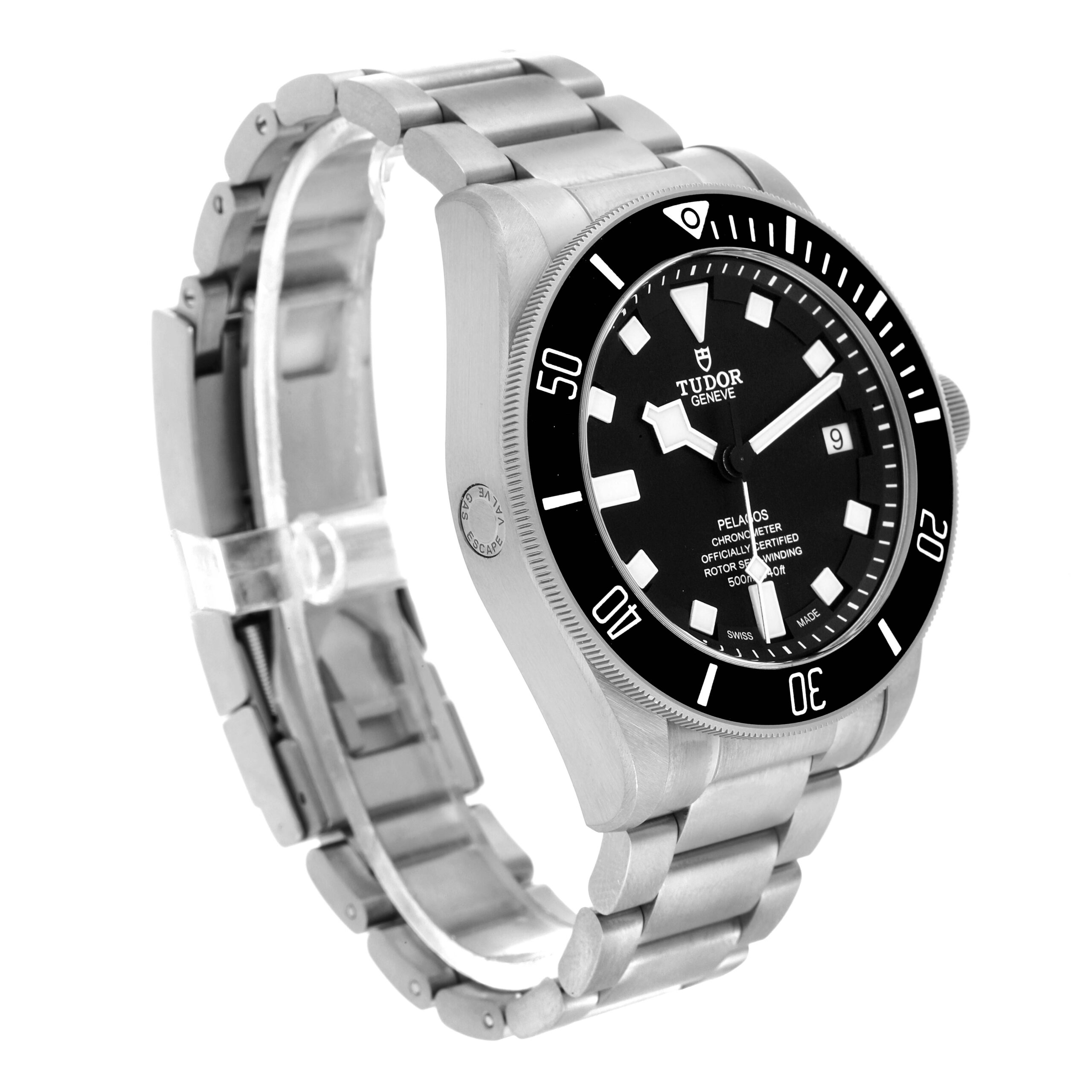 Tudor Pelagos Black Dial Titanium Mens Watch 25600TN Box Card