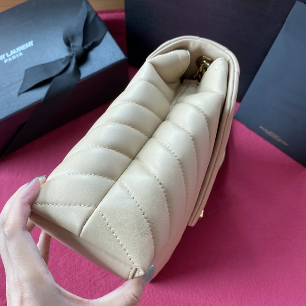 YSL Loulou Medium Quilted “Y” Leather Replica Bag