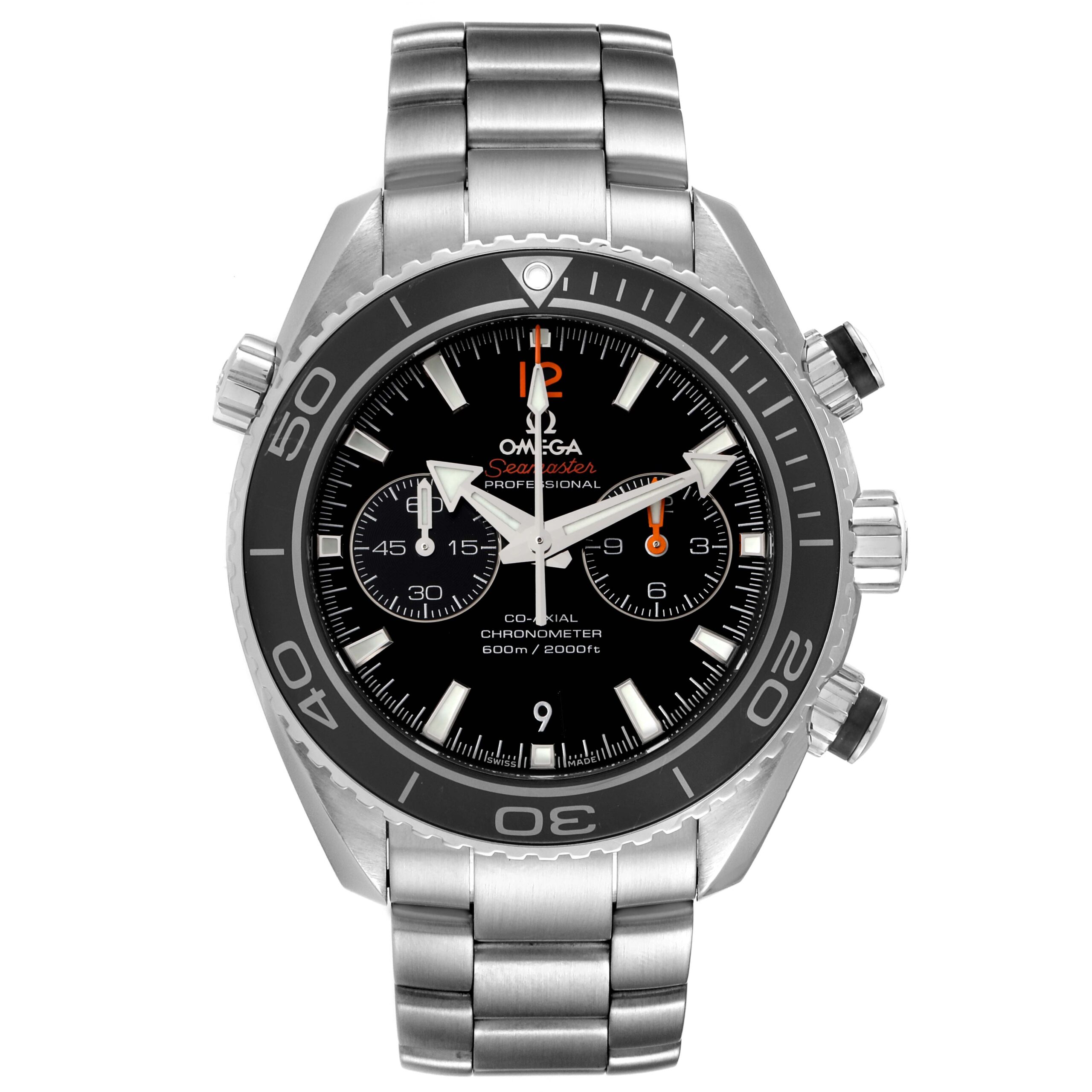 Omega Seamaster Planet Ocean Steel Mens Watch 232.30.46.51.01.003 Box Card