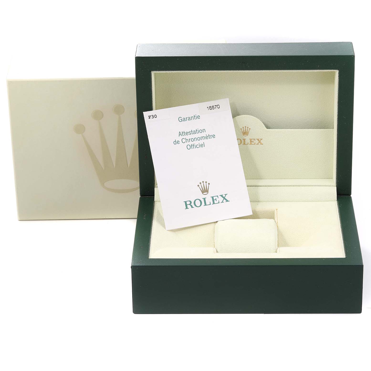 Rolex Explorer II Black Dial Steel Mens Watch 16570 Box Papers