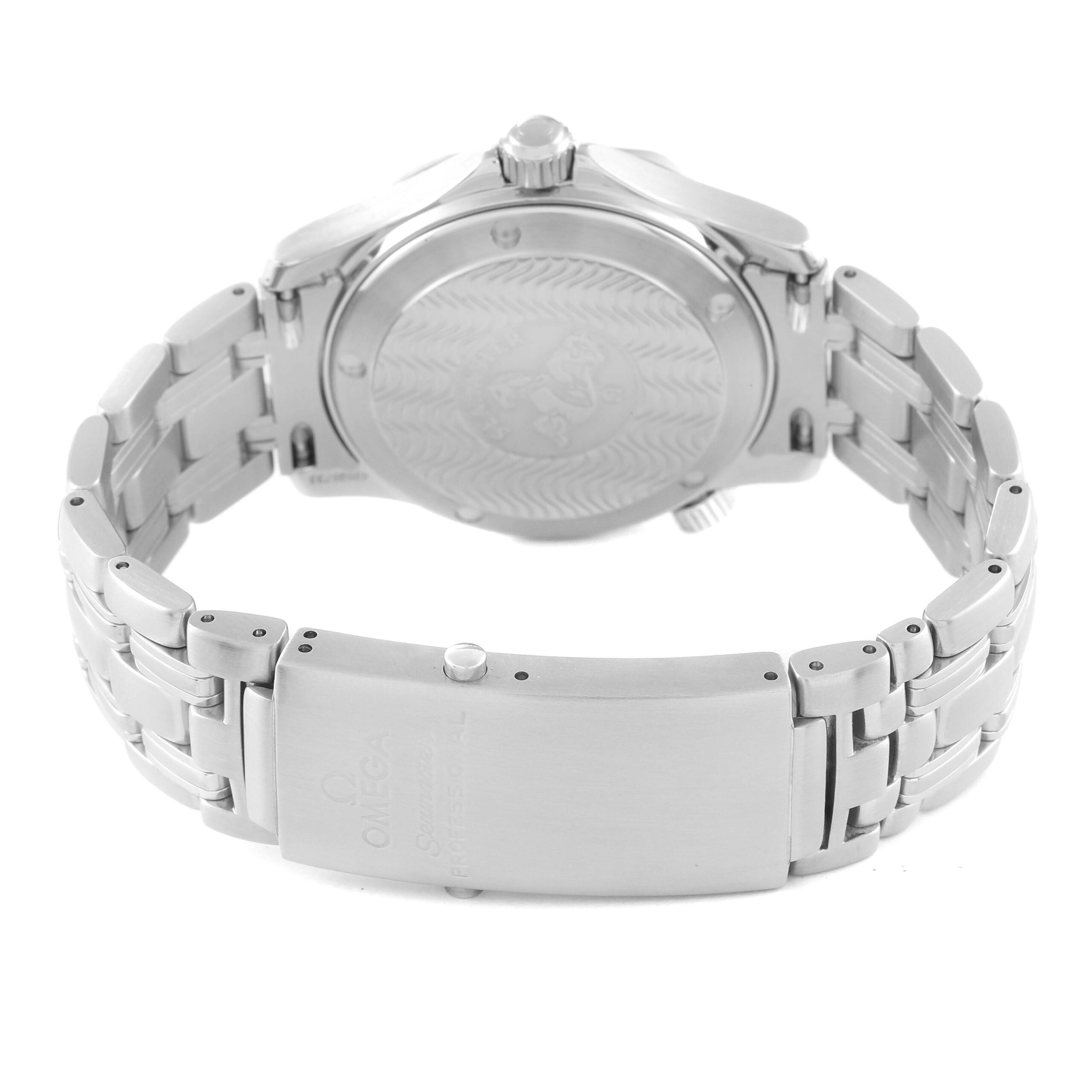 Omega Seamaster Midsize 36 Blue Dial Steel Mens Watch 2552.80.00 Card