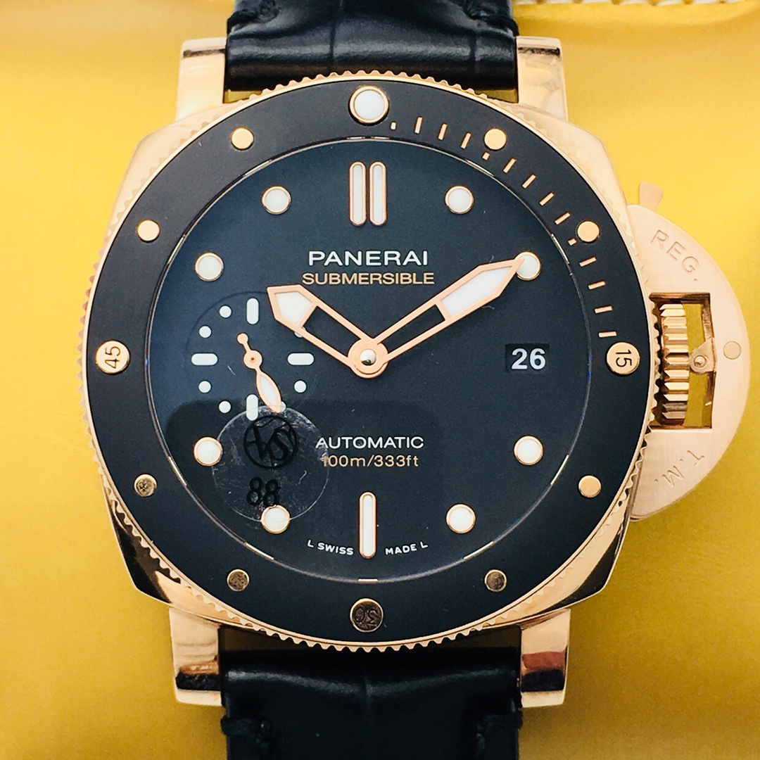 Panerai VS974 red gold with texture and appearance!
