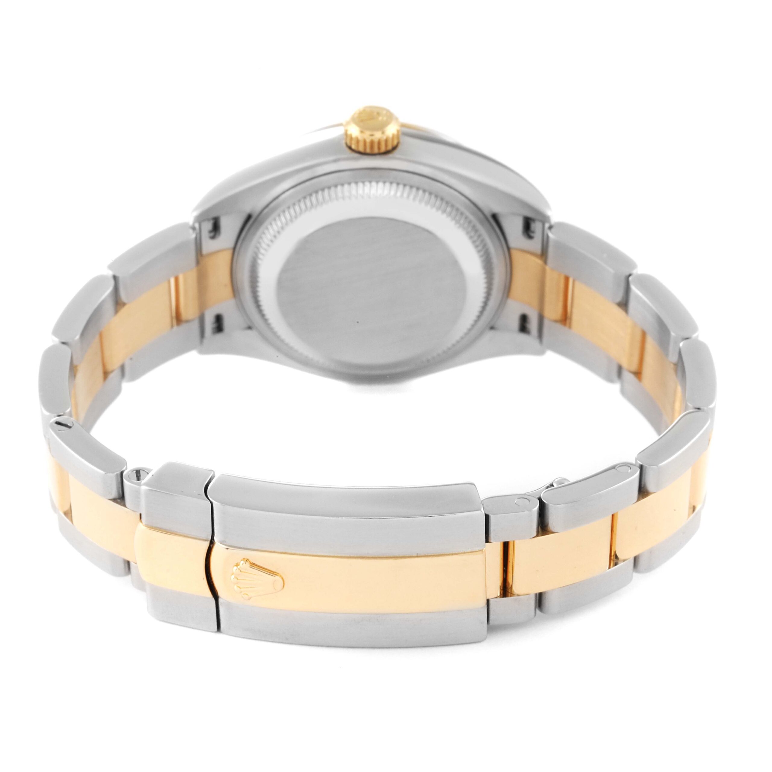 Rolex Datejust Steel Yellow Gold Champagne Dial Ladies Watch 279163