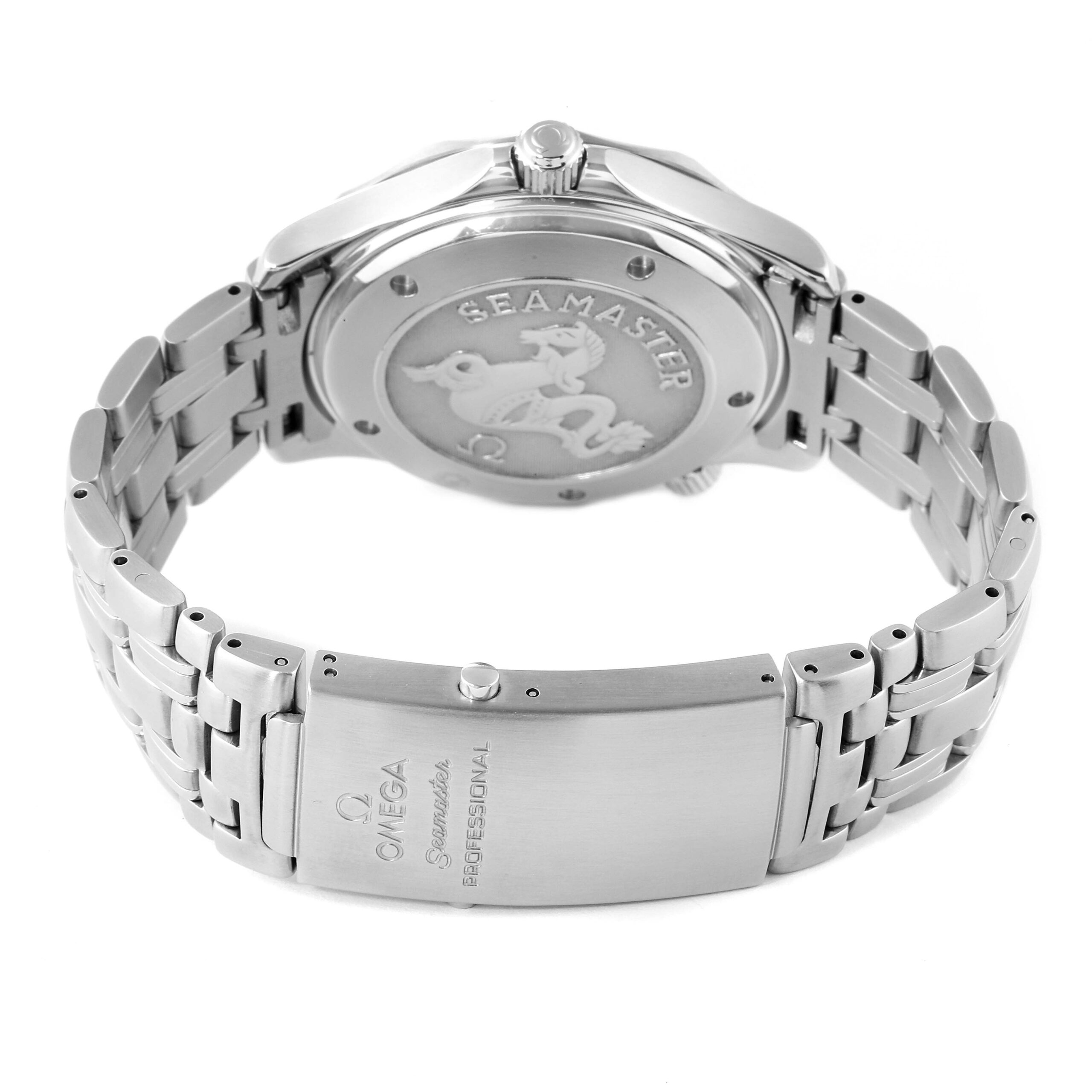 Omega Seamaster Black Dial Steel Mens Watch 212.30.41.20.01.002 Card