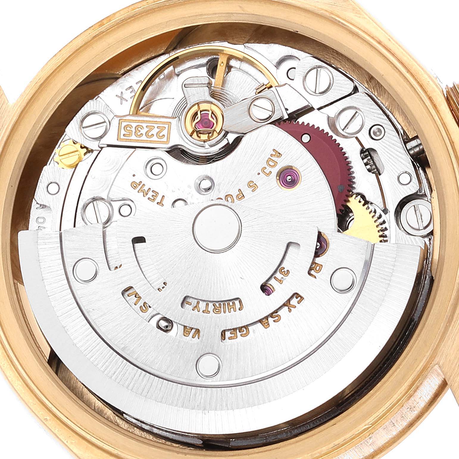 Rolex President Datejust Yellow Gold Diamond Ladies Watch 79178