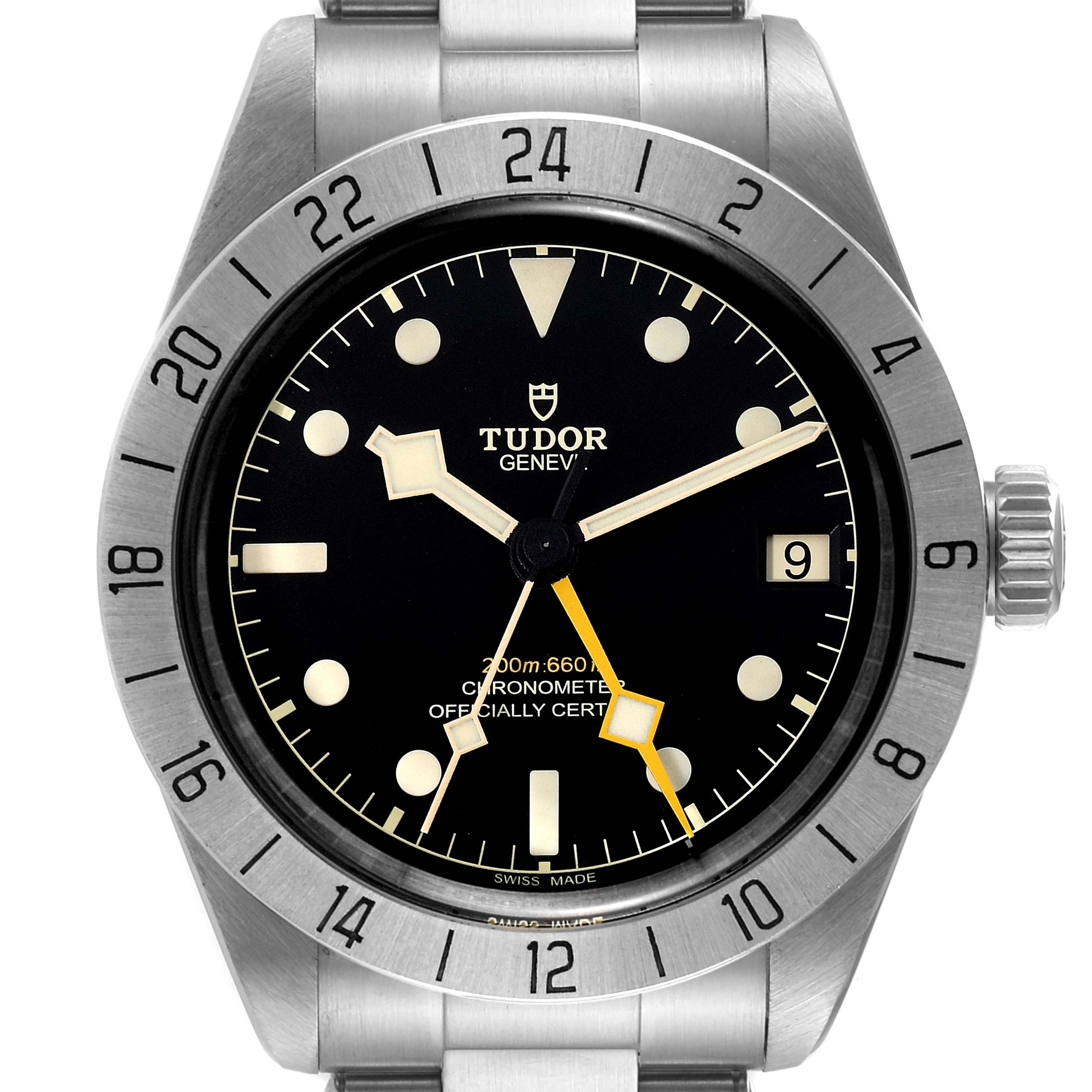 Tudor Black Bay Pro GMT Stainless Steel Mens Watch M79470