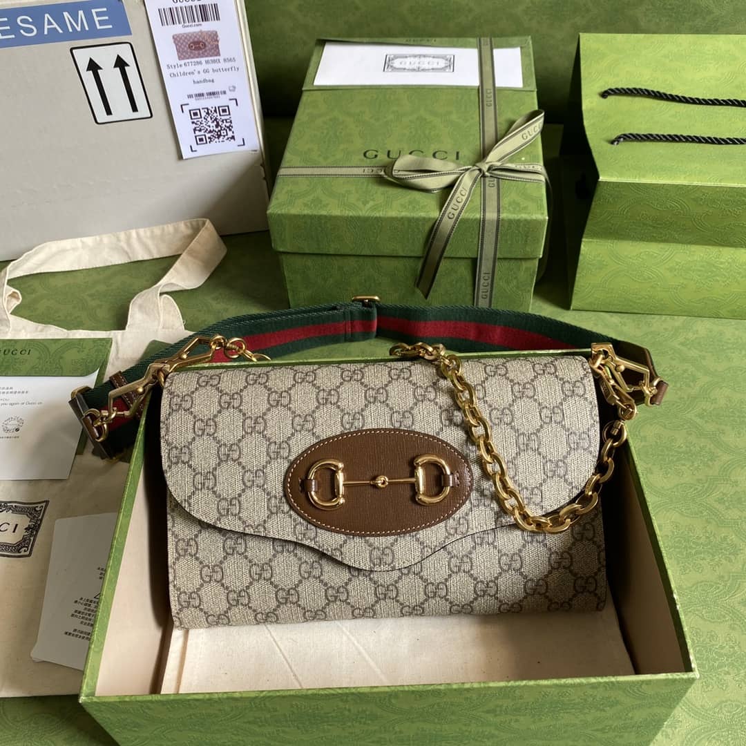 Gucci Horsebit Bag Dupe 1955 Small Bag Replica 677286