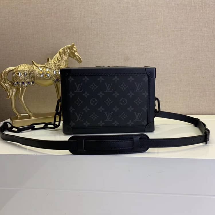 Louis Vuitton x Virgil Abloh Monogram Soft Trunk Replica Black M44478