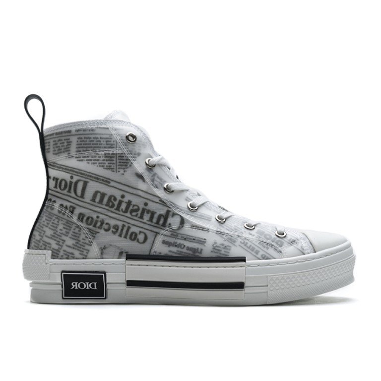 Converse Dupes Dior B23 Oblique Transparency High H565 White Black