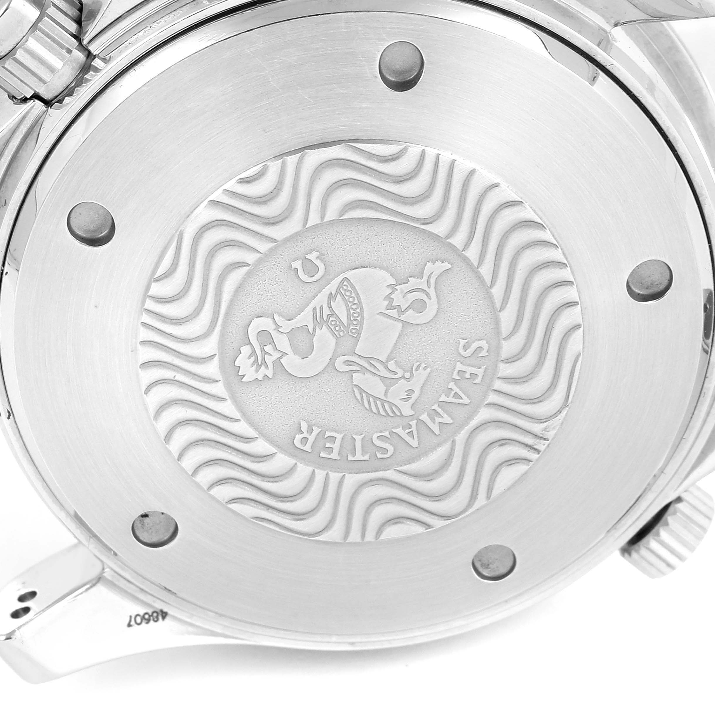 Omega Seamaster Chronograph Blue Dial Steel Mens Watch 2598.80.00 Box Card