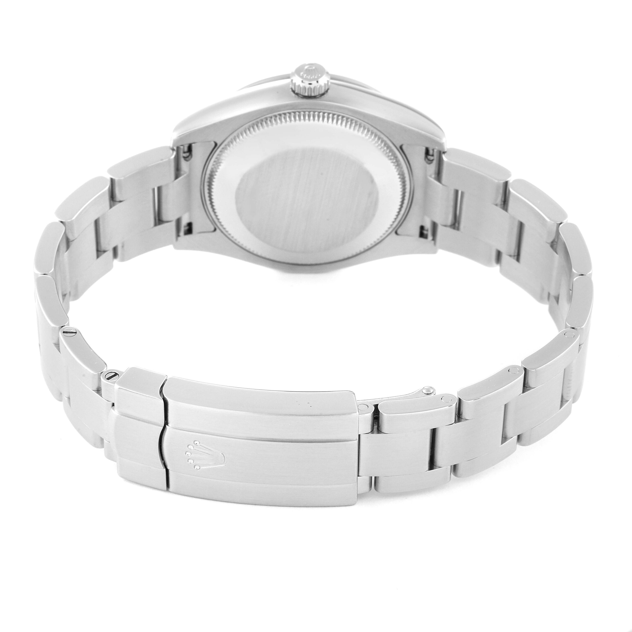 Rolex Oyster Perpetual Midsize 31 Blue Dial Steel Ladies Watch 177200