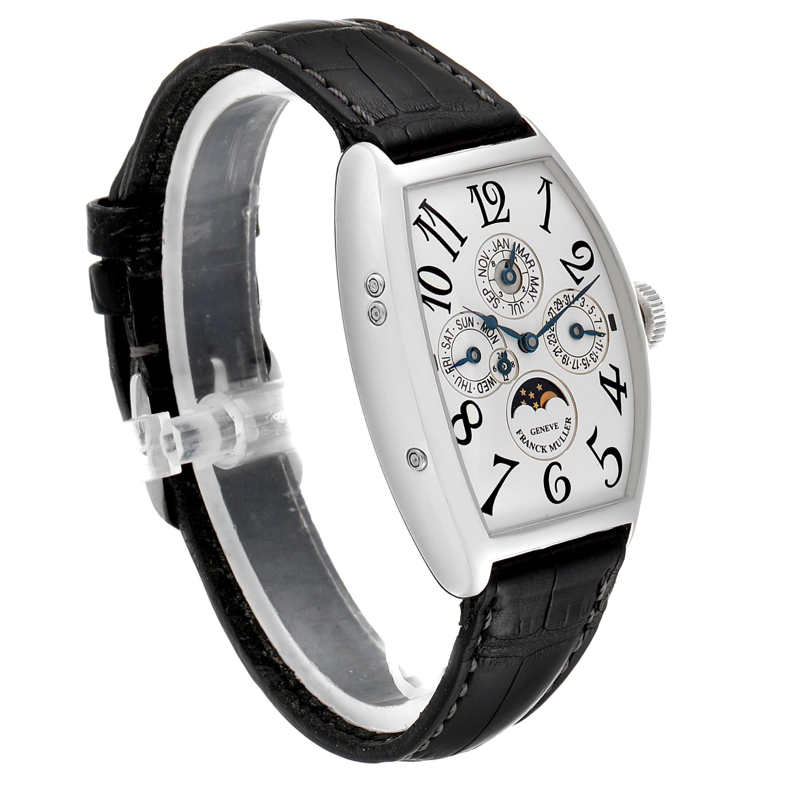 Franck Muller Casablanca Perpetual Calendar Platinum Mens Watch 5850 QP