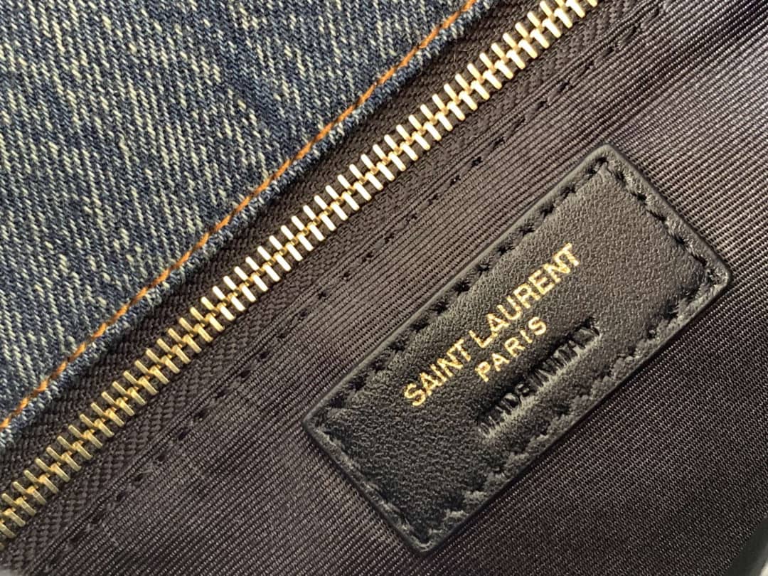 YSL Dupes Bags Saint Laurent Loulou Denim Shoulder Bag