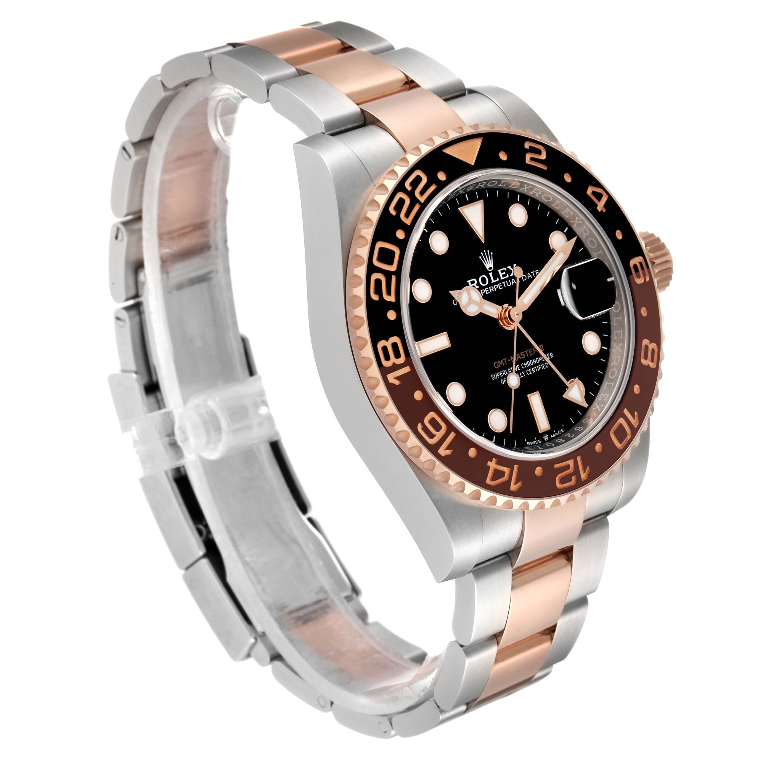 Rolex GMT Master II Steel Rose Gold Mens Watch 126711 Unworn