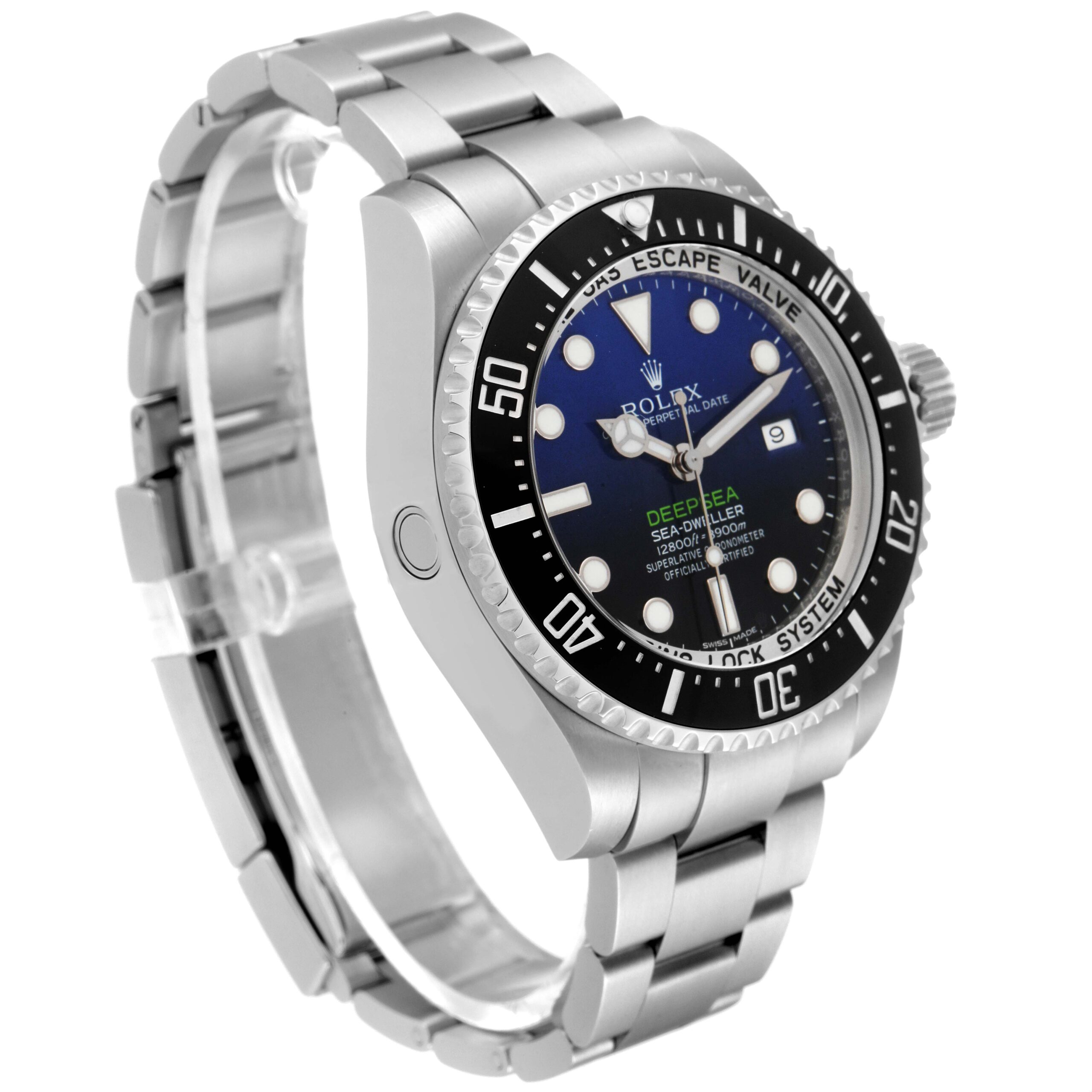 Rolex Seadweller Deepsea Cameron D-Blue Steel Mens Watch 116660 Box Card