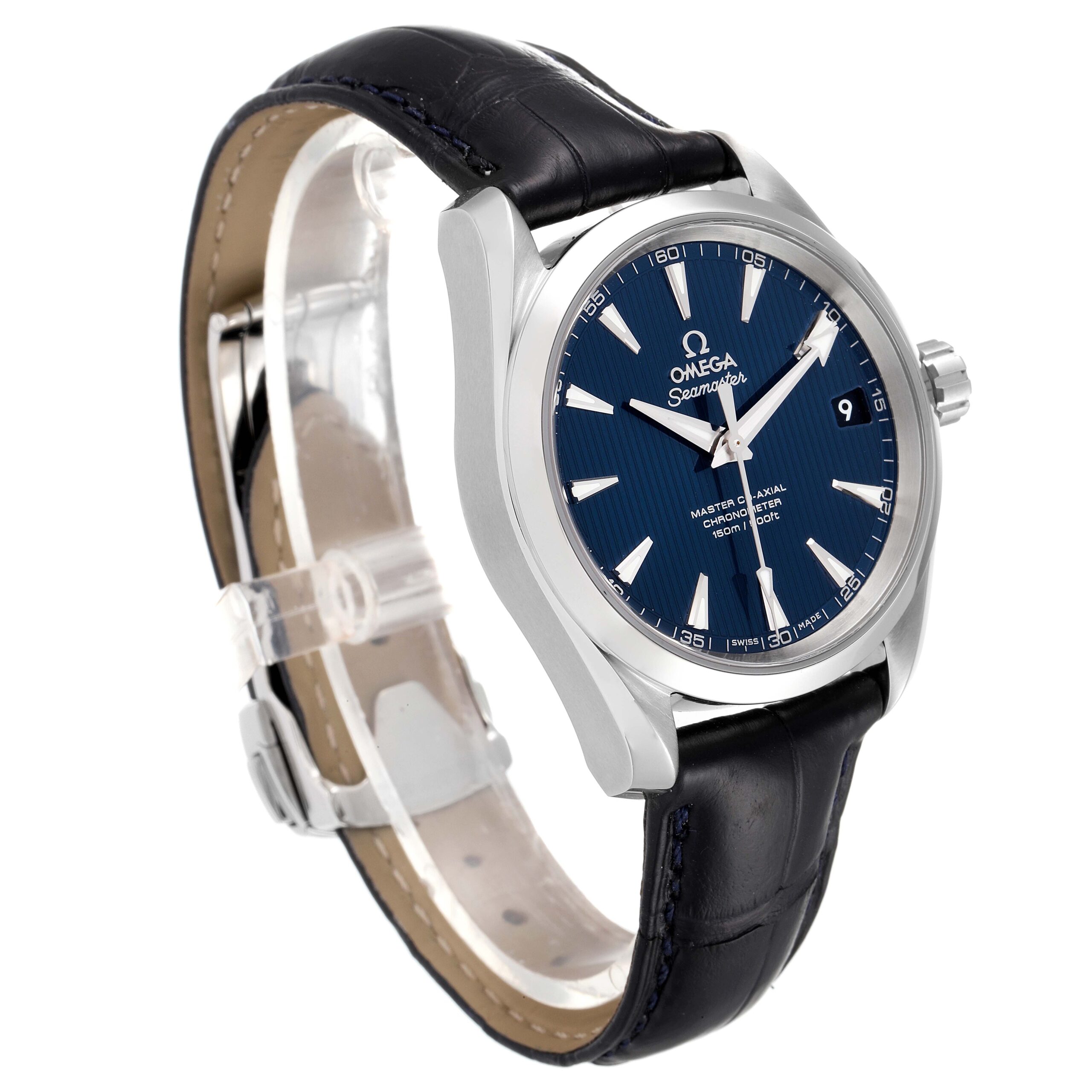 Omega Seamaster Aqua Terra Blue Dial Watch 231.13.39.21.03.001 Box Card