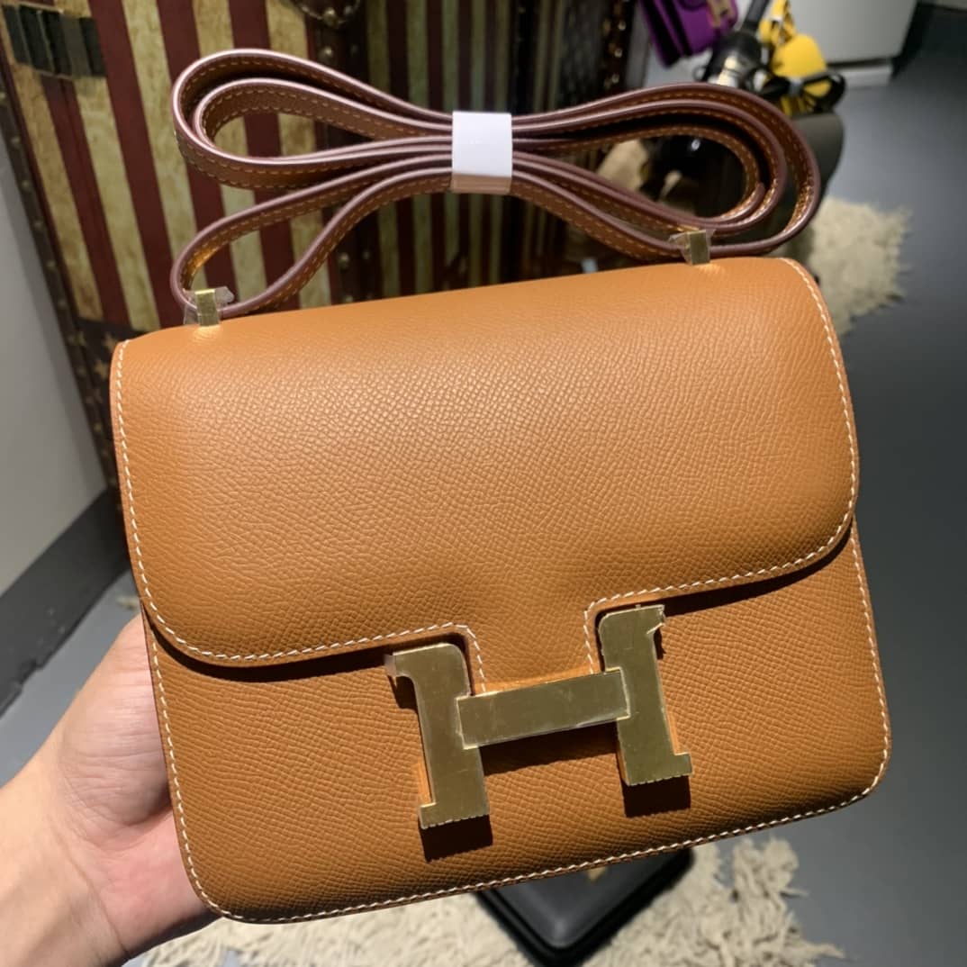 Hermes Replica Constance Bag 18CM Epsom Leather