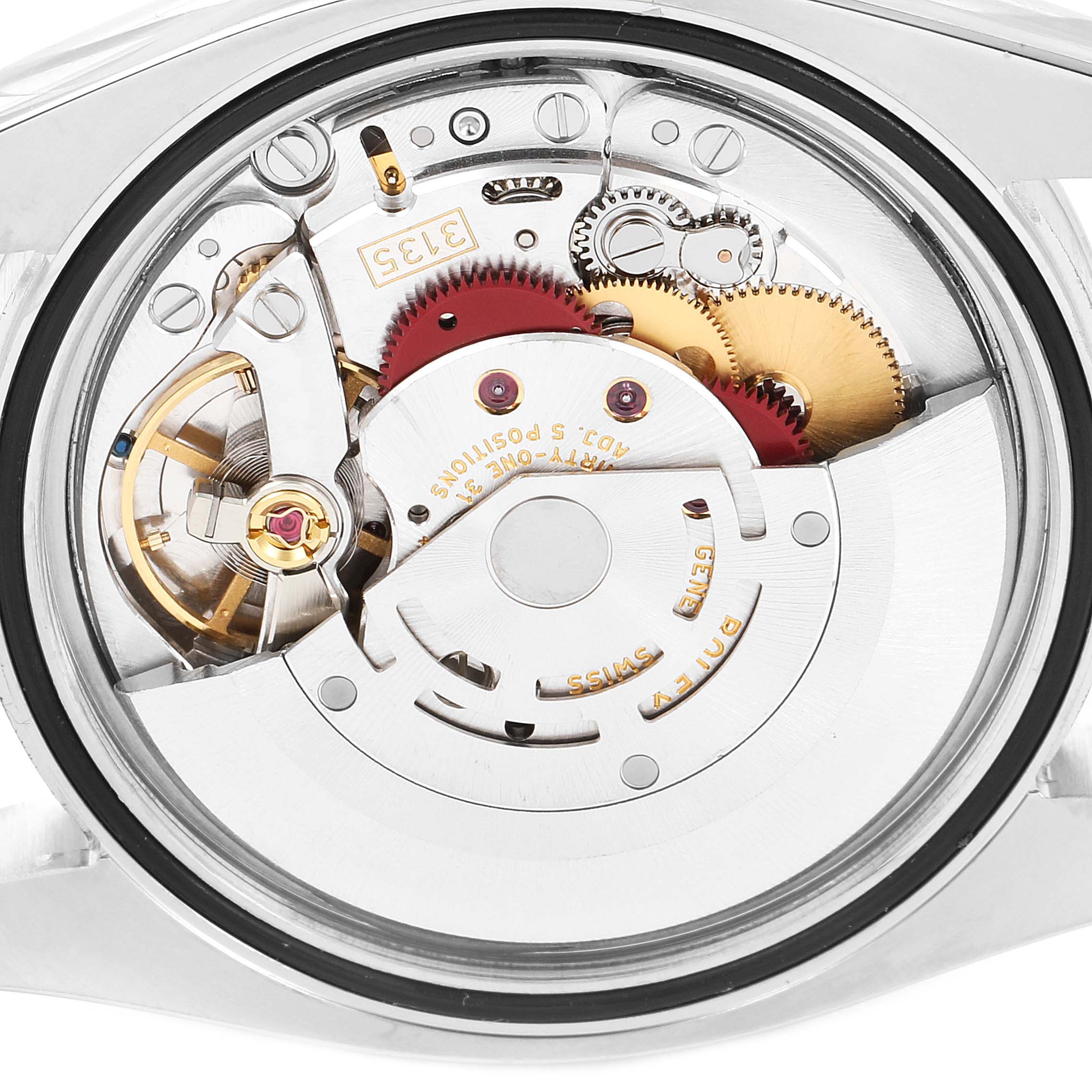 Rolex Datejust Steel White Gold Silver Dial Mens Watch 116234 Box Papers