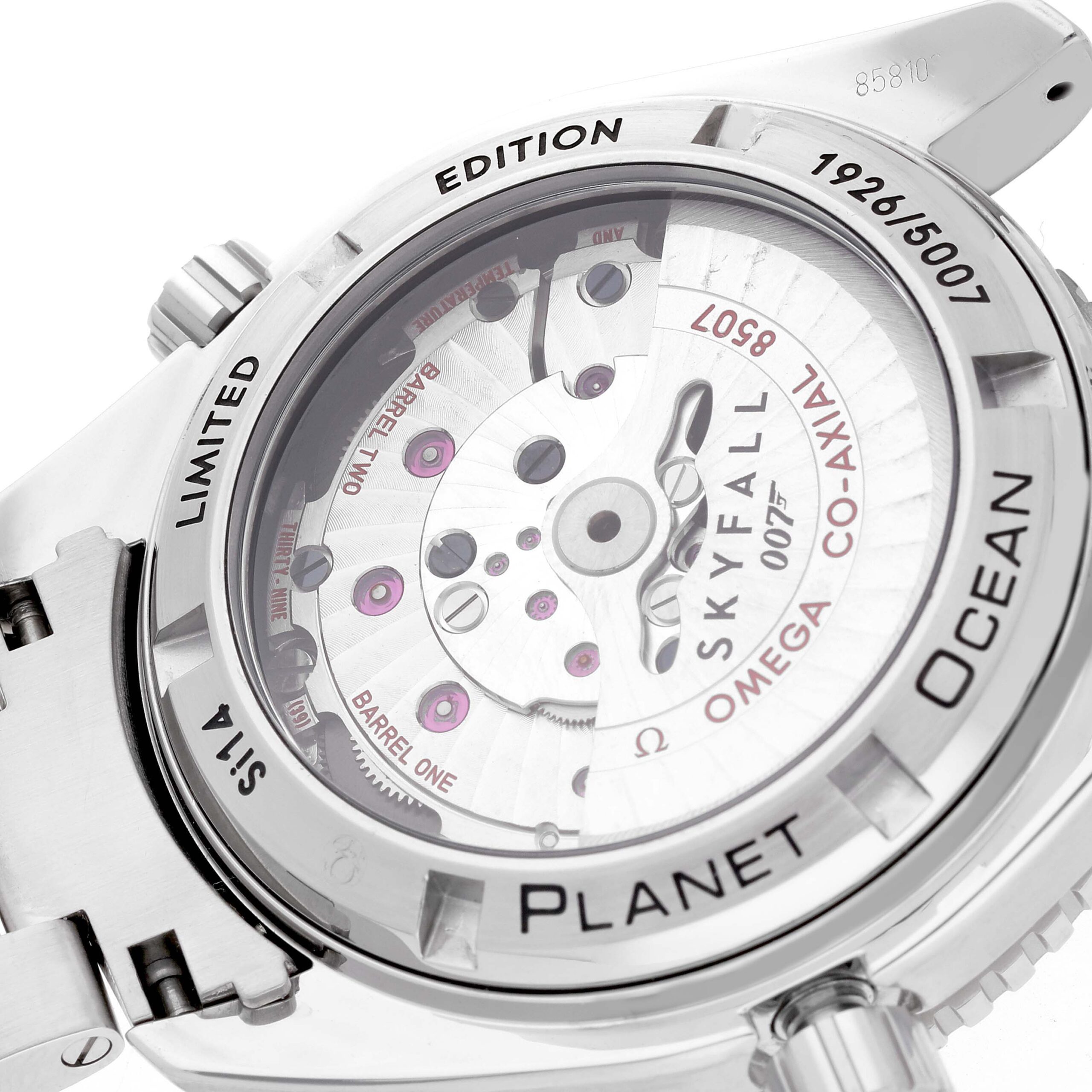 Omega Seamaster Planet Ocean Skyfall 007 LE Mens Watch 232.30.42.21.01.004 Box Card