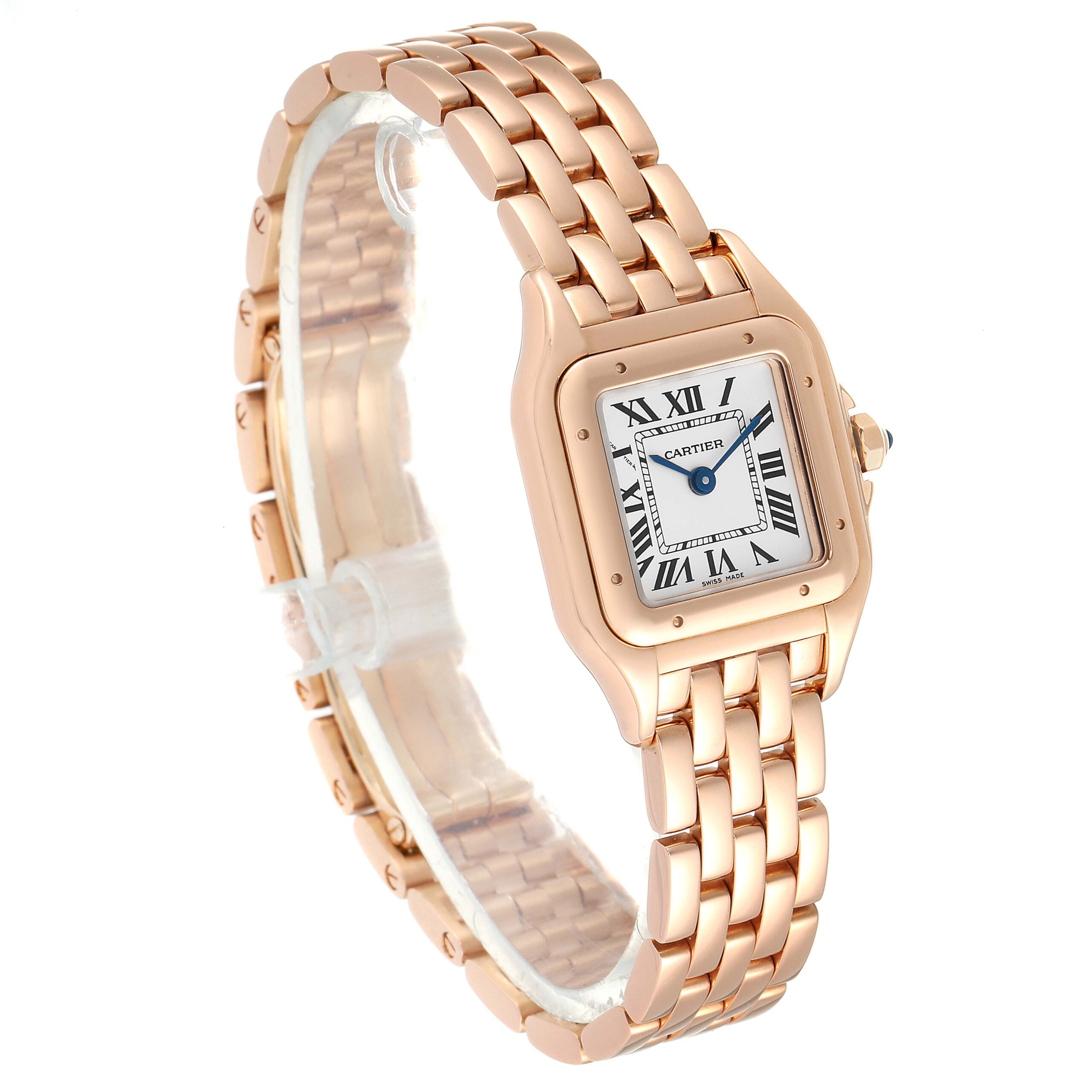 Cartier Panthere 18k Rose Gold Small Ladies Watch WGPN0006 Unworn